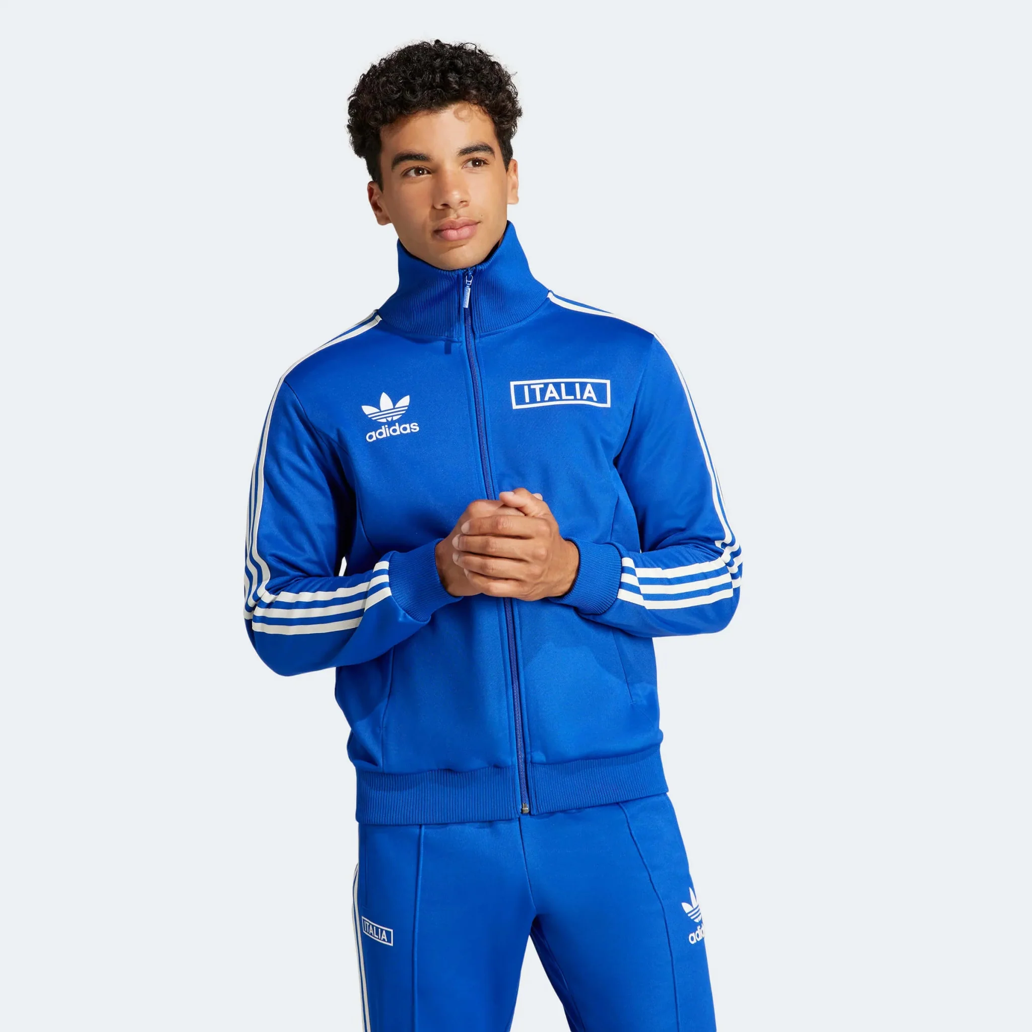 adidas 2023-24 Italy Men's BeckenBauer Track Top - Image 2