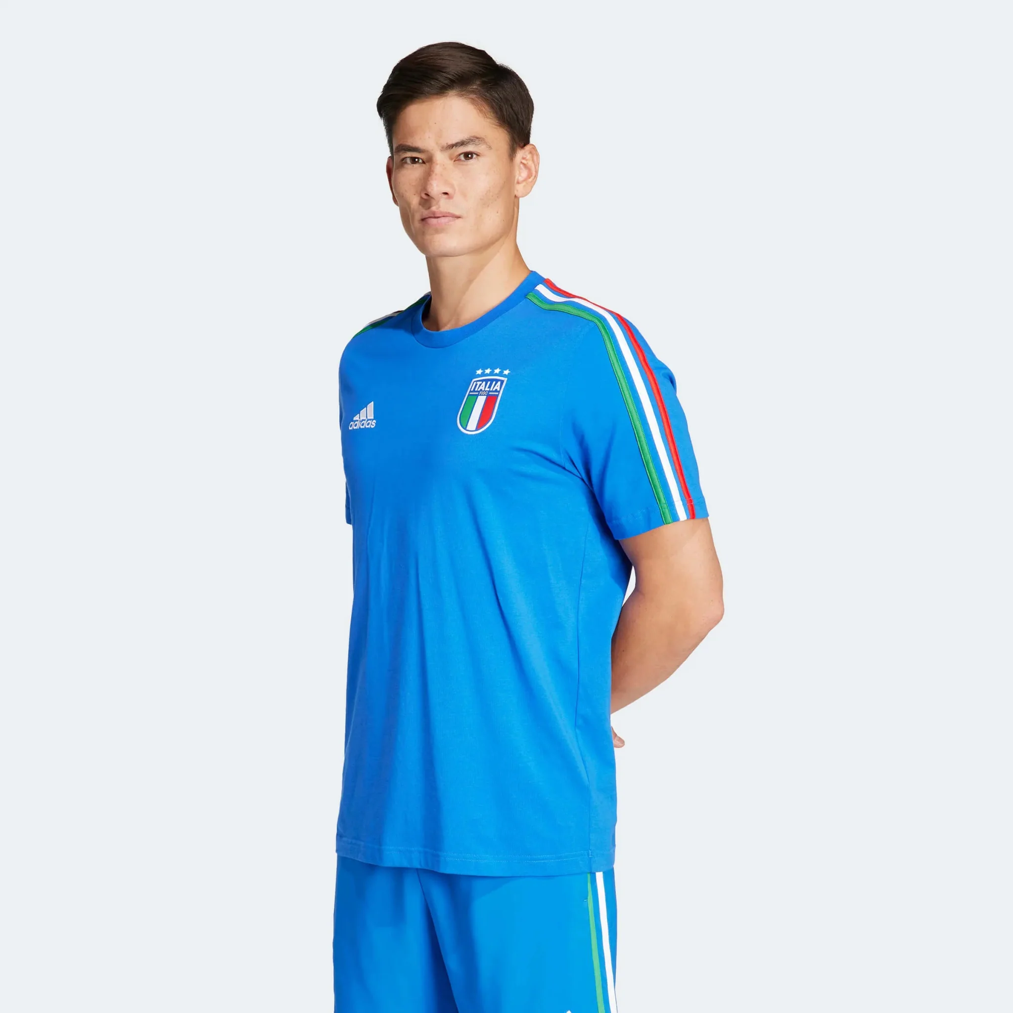 adidas 2023-24 Italy Men's DNA Tee - Image 2