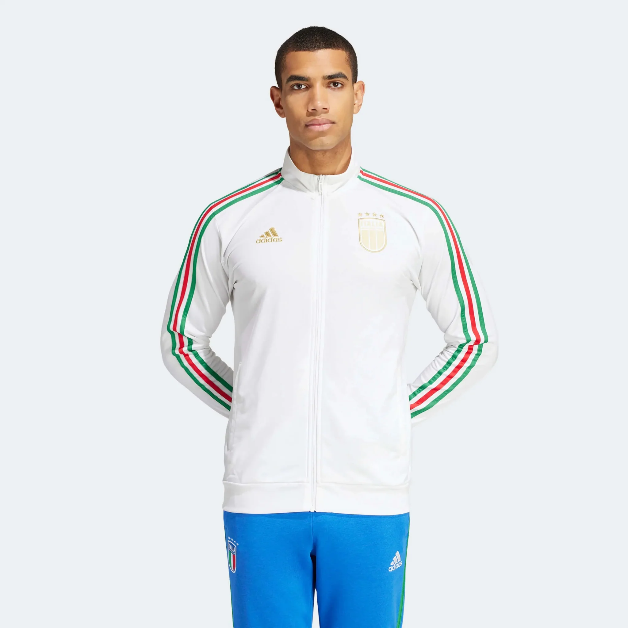adidas 2023-24 Italy Men's DNA Track Top - Image 2
