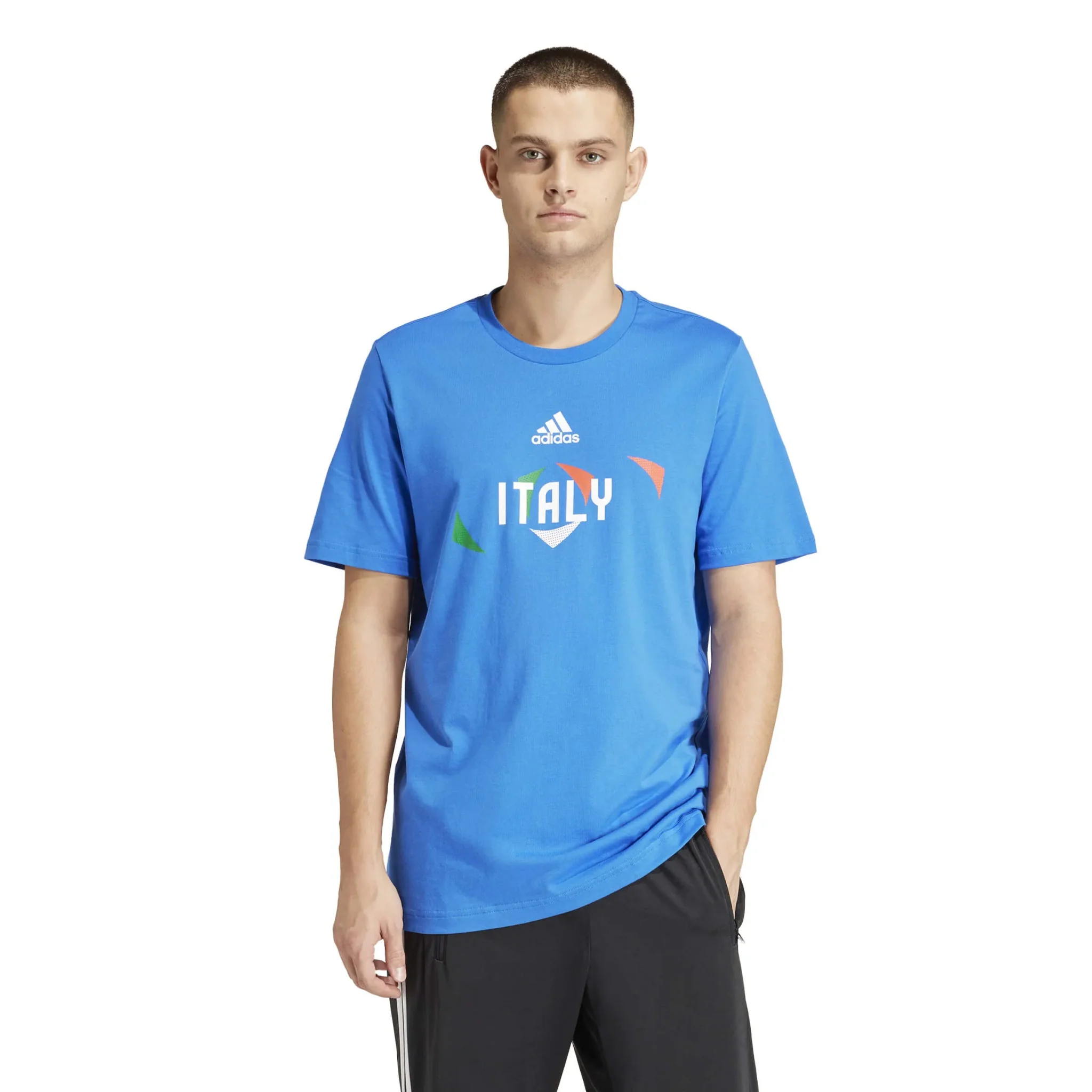adidas 2024-25 Italy Men's Tee - Image 2