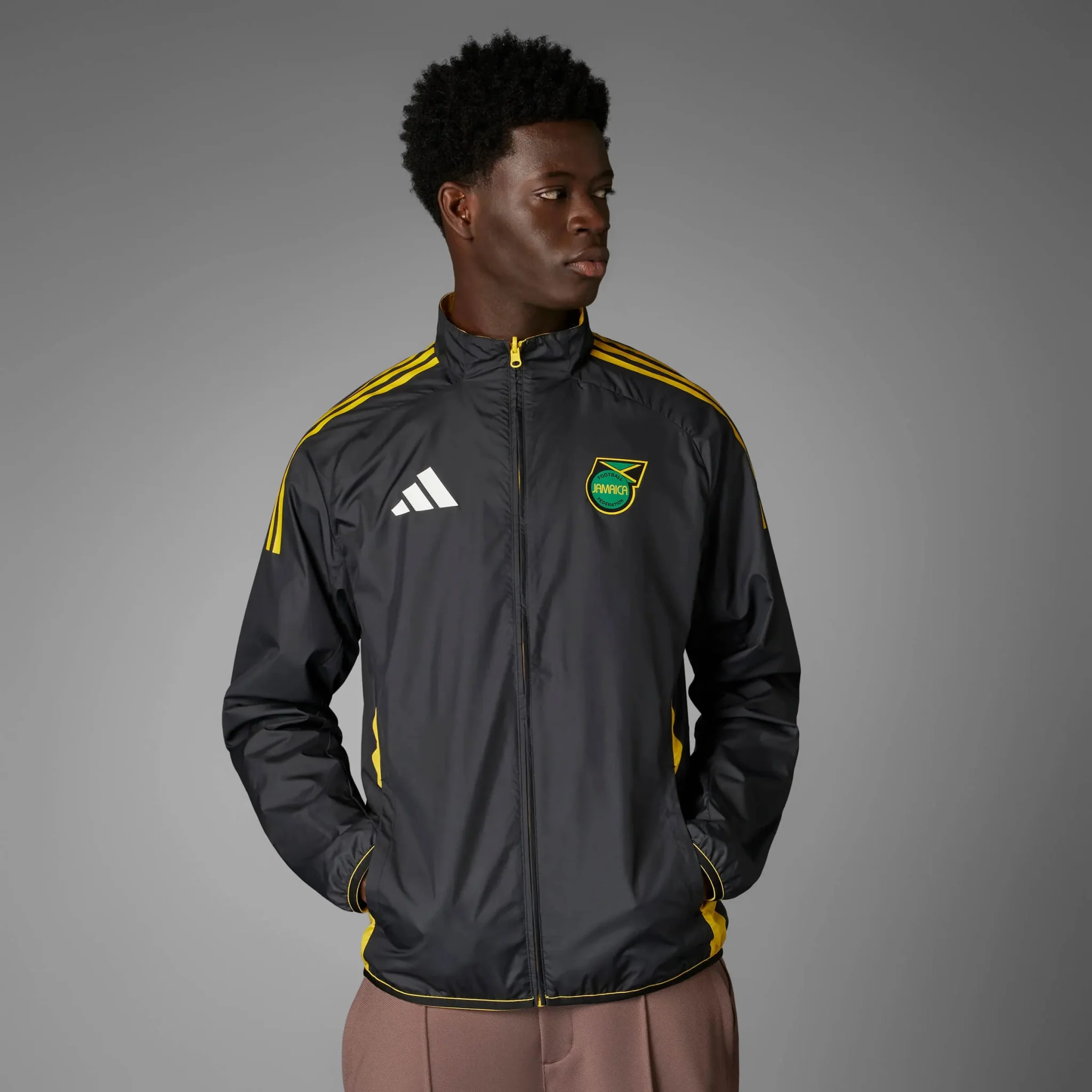 adidas 2024-25 Jamaica Men's Anthem Jacket - Image 3