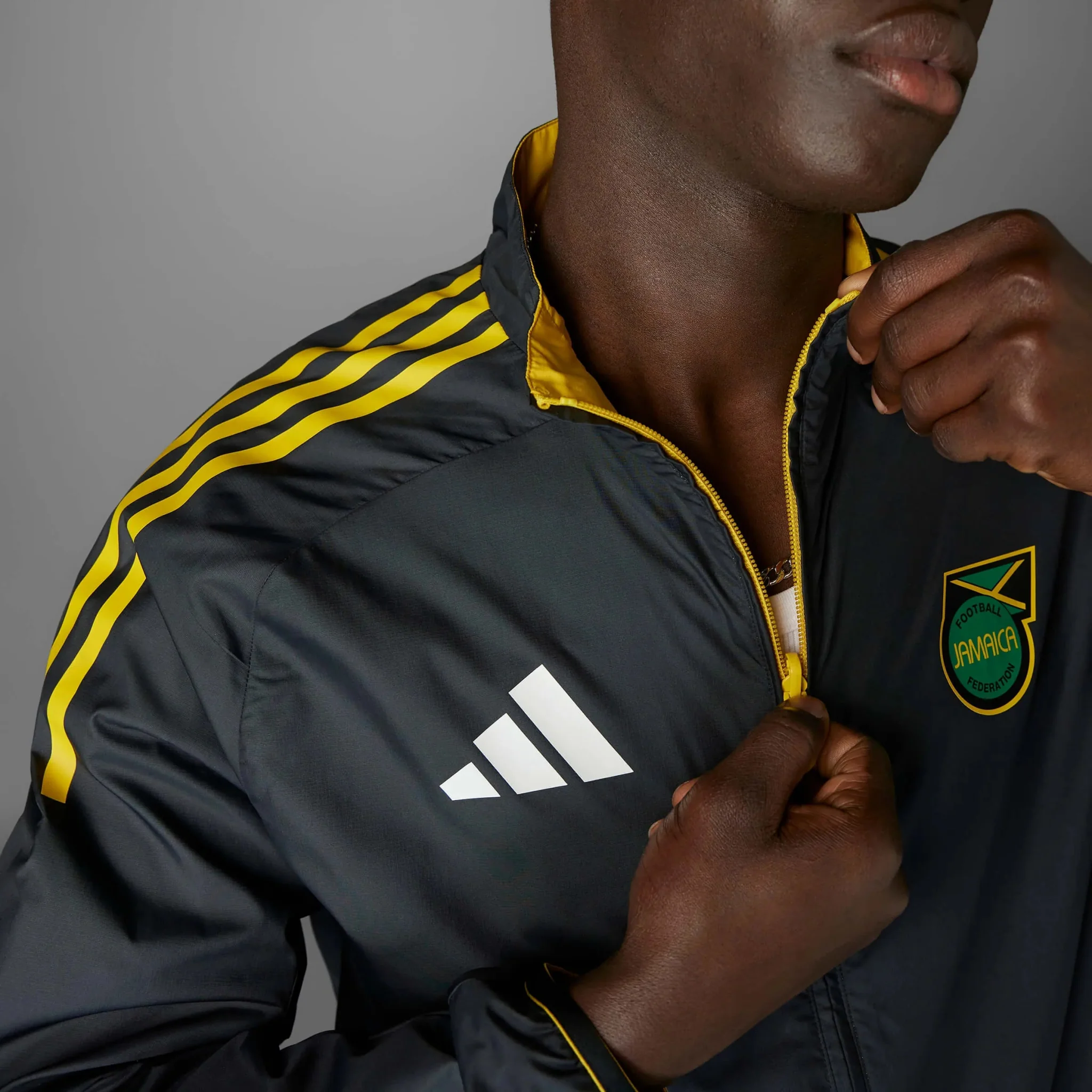adidas 2024-25 Jamaica Men's Anthem Jacket - Image 5