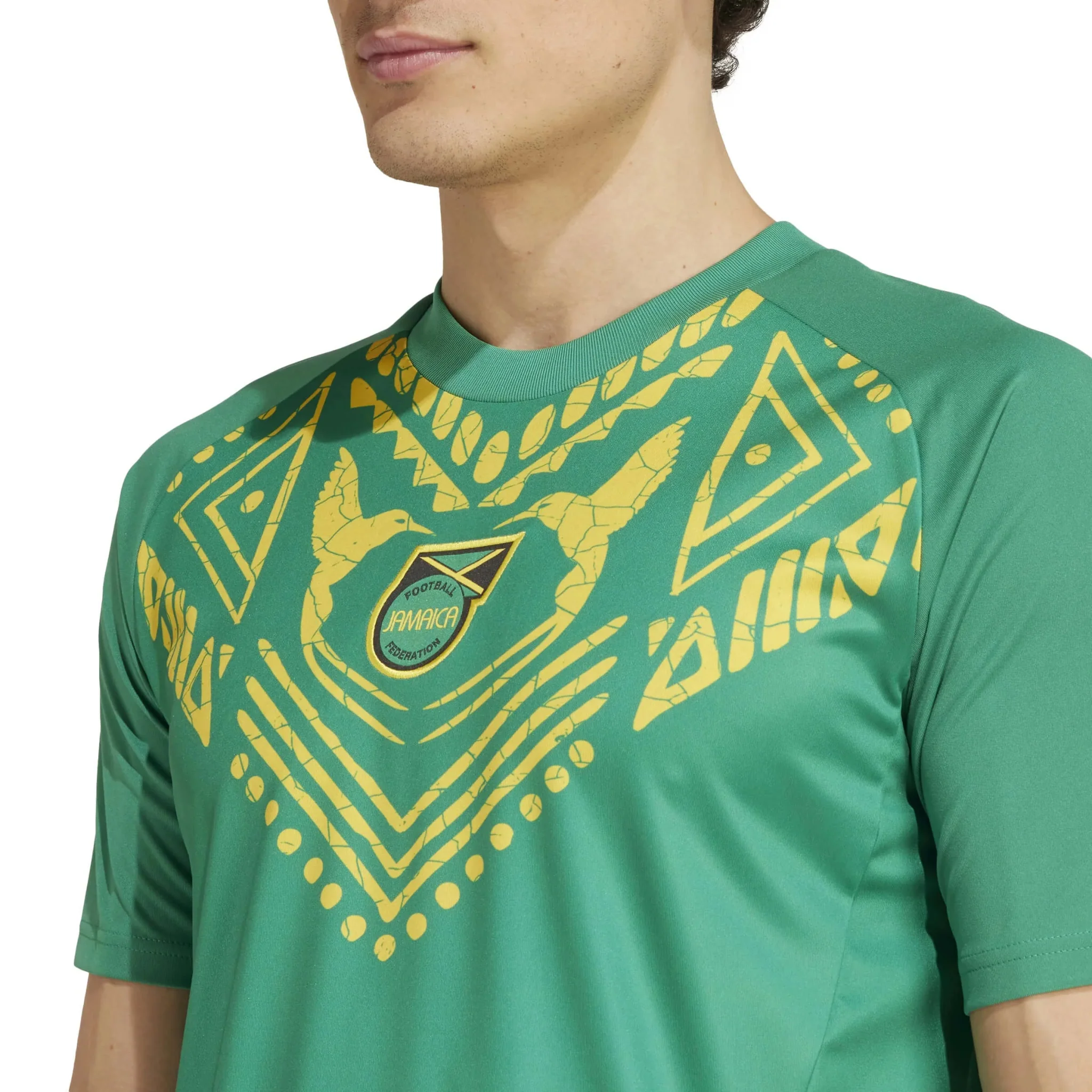 adidas 2024-25 Jamaica Men's Pre-Match Jersey - Image 4