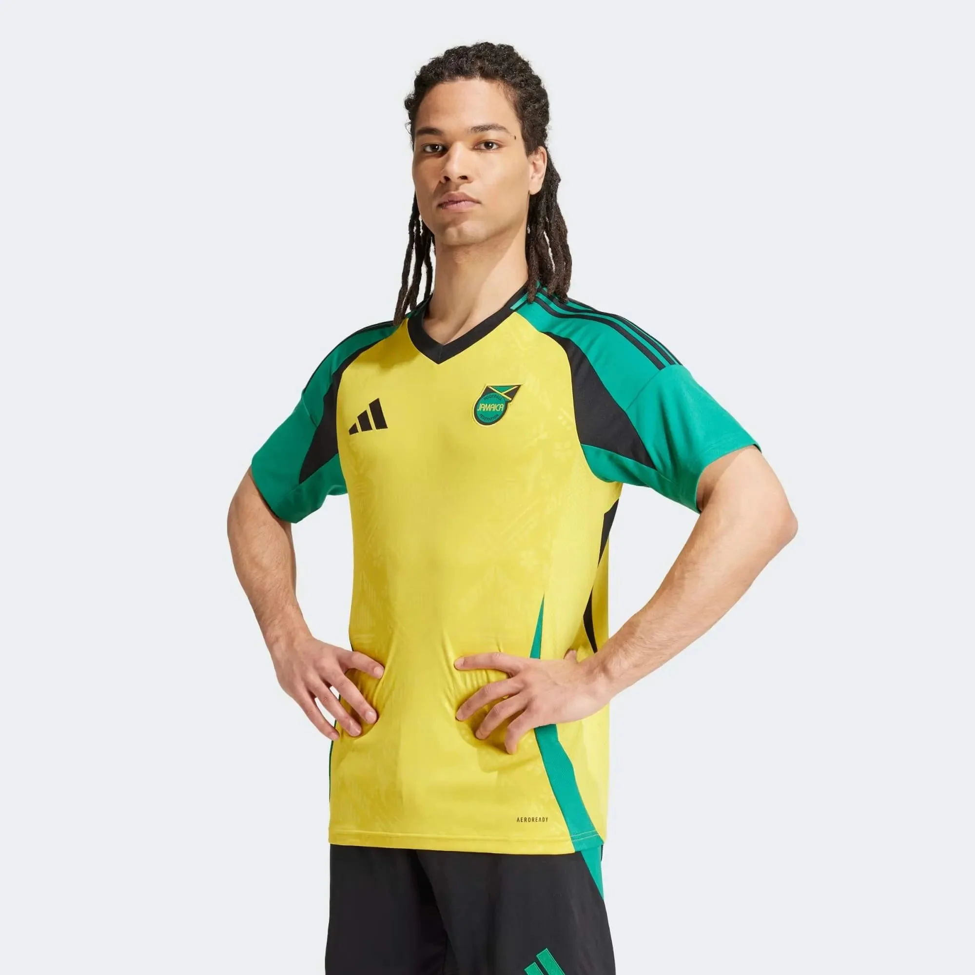 adidas 2024-25 Jamaica Men's Stadium Home Jersey - Image 3