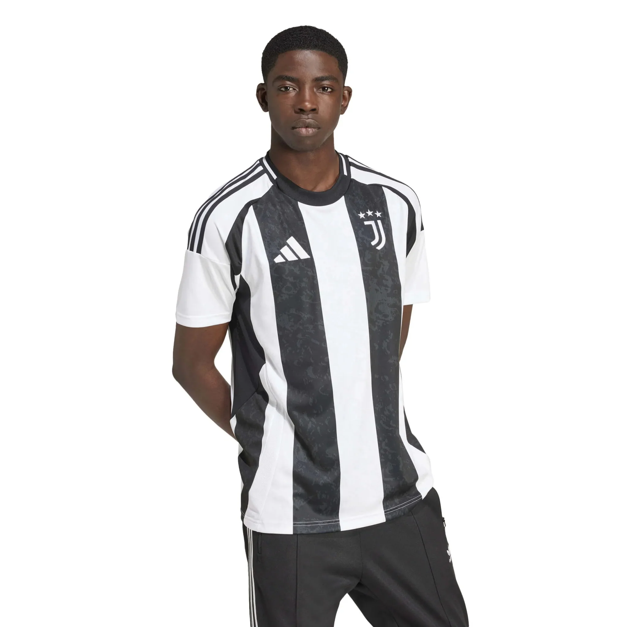 adidas 2024-25 Juventus Men's Stadium Home Jersey - Image 3