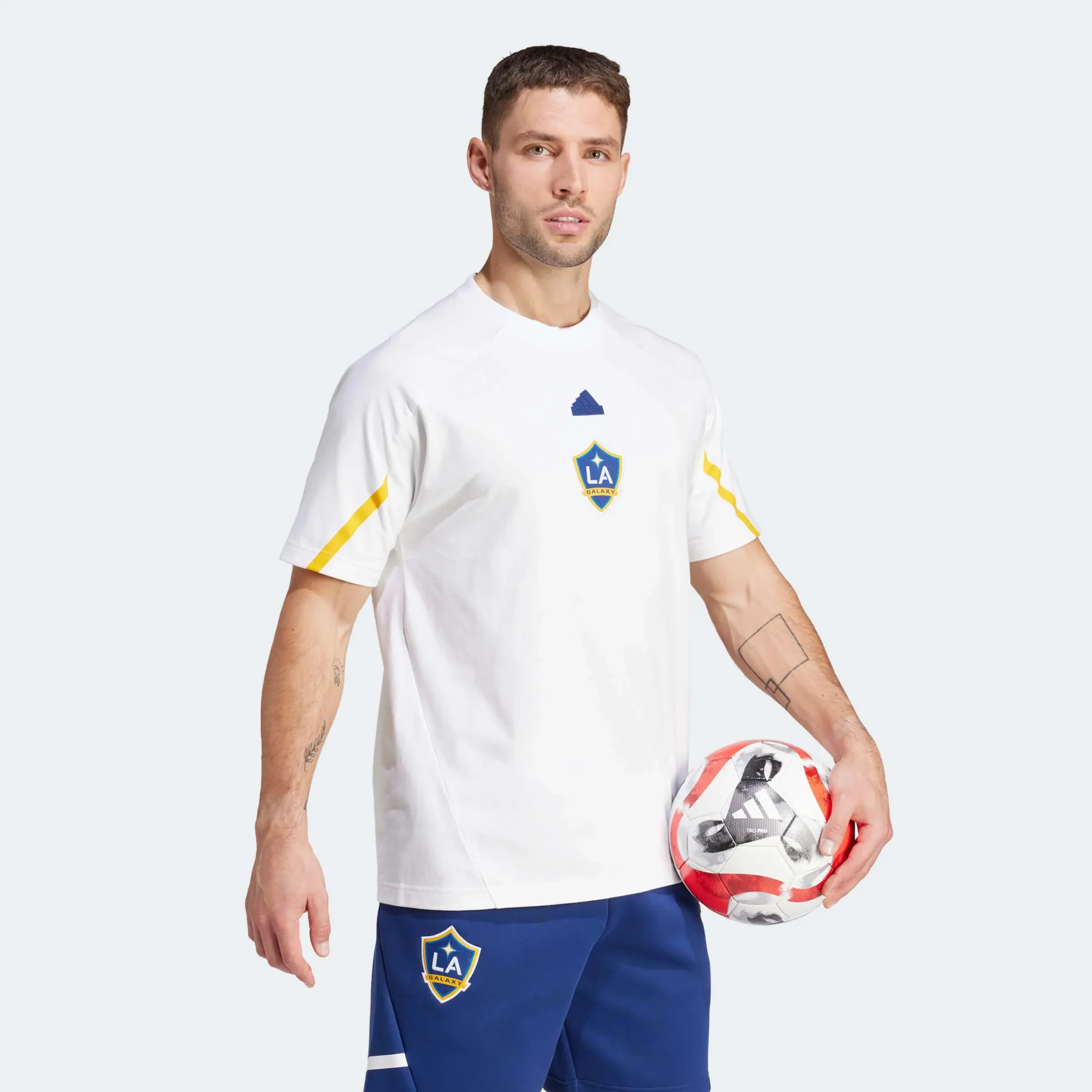 adidas 2024-25 LA Galaxy Men's Designed For Gameday Tee - Image 3