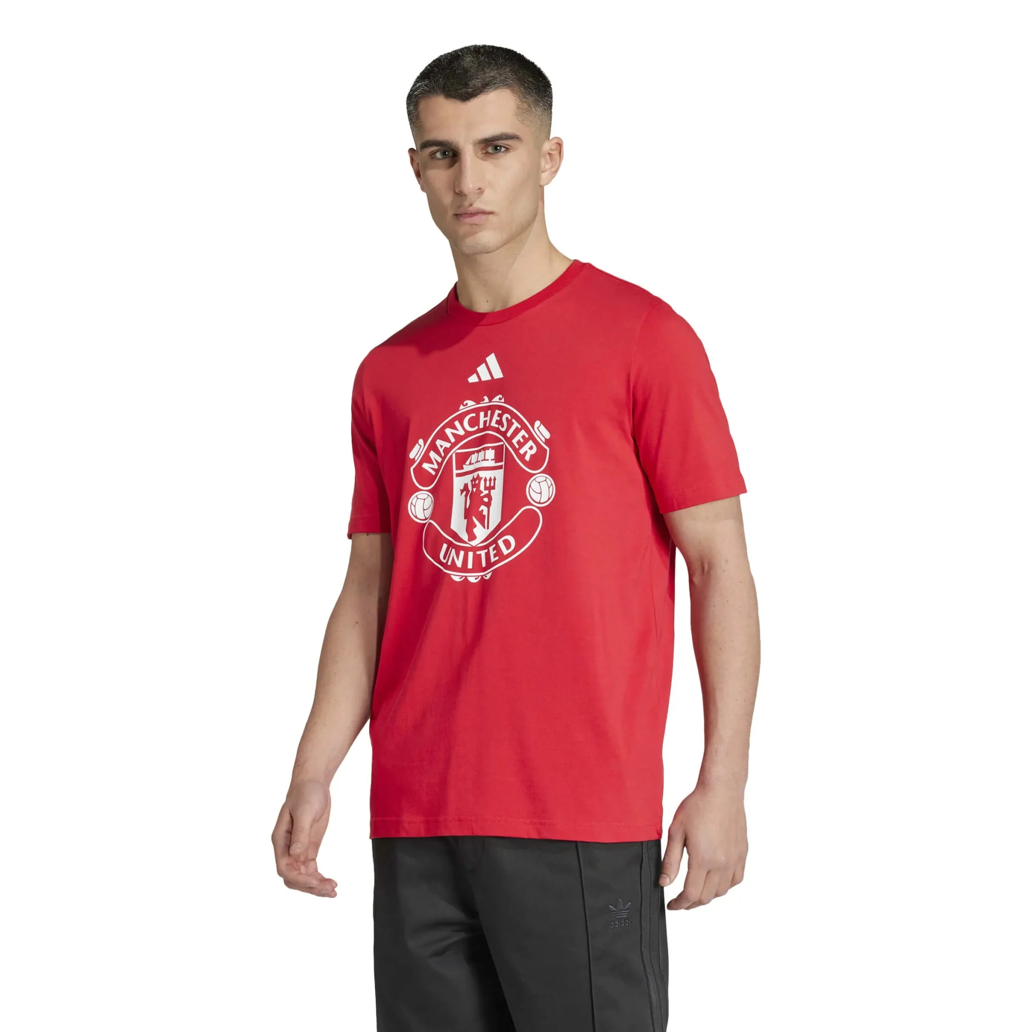 adidas 2024-25 Manchester United Men's DNA Graphic Tee - Image 2