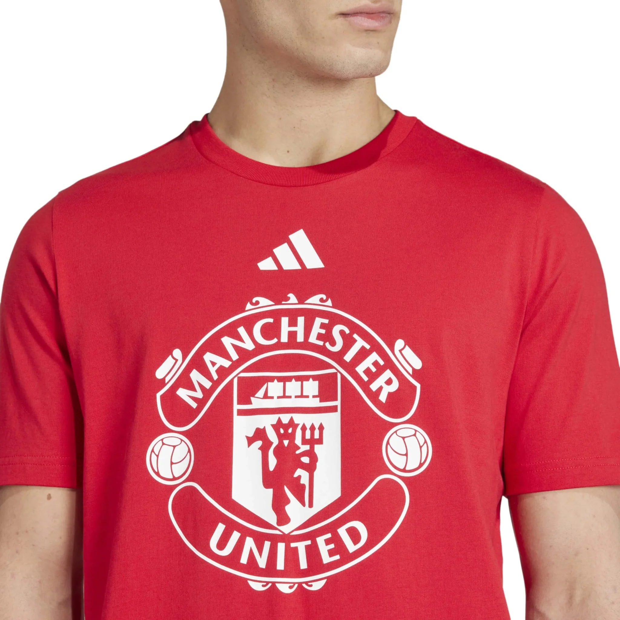 adidas 2024-25 Manchester United Men's DNA Graphic Tee - Image 4