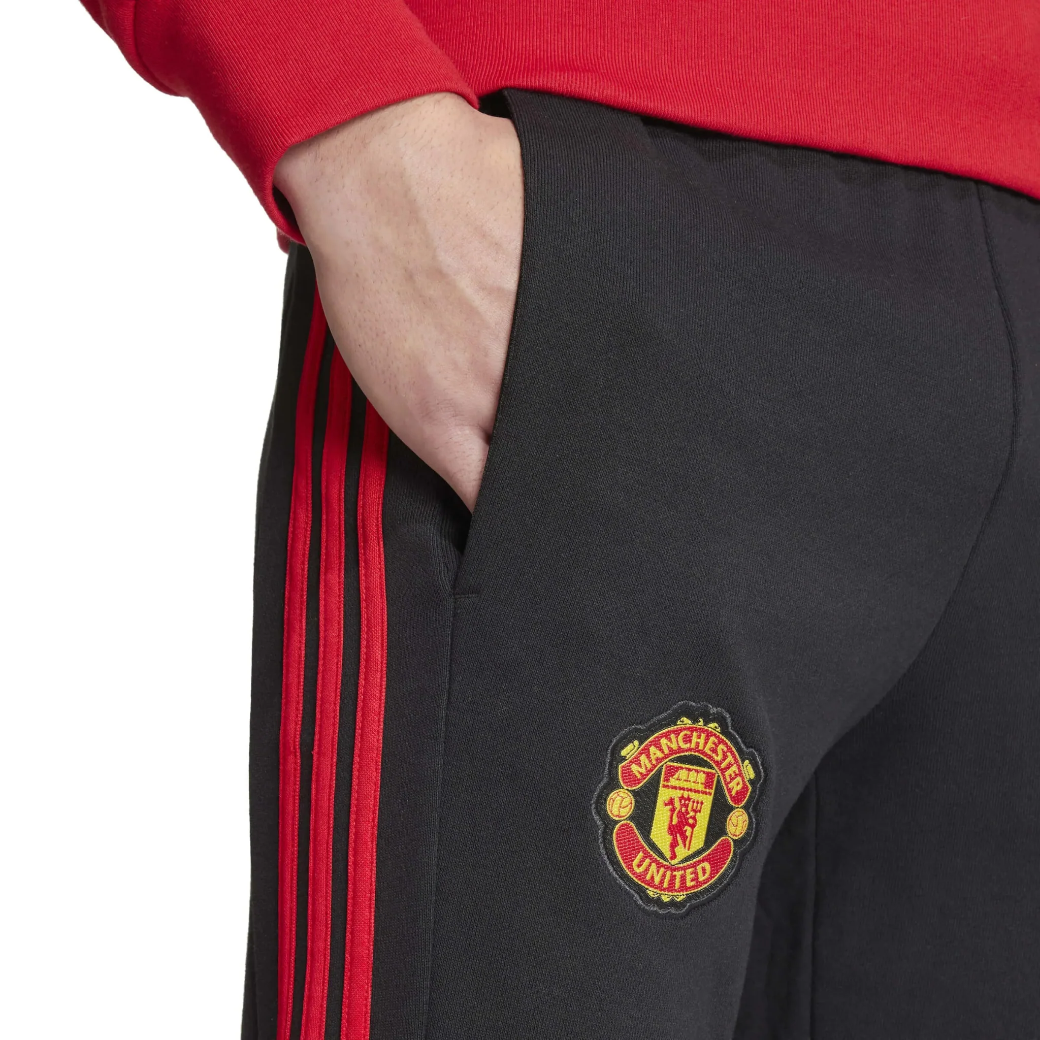 adidas 2024-25 Manchester United Men's DNA Pants - Image 5