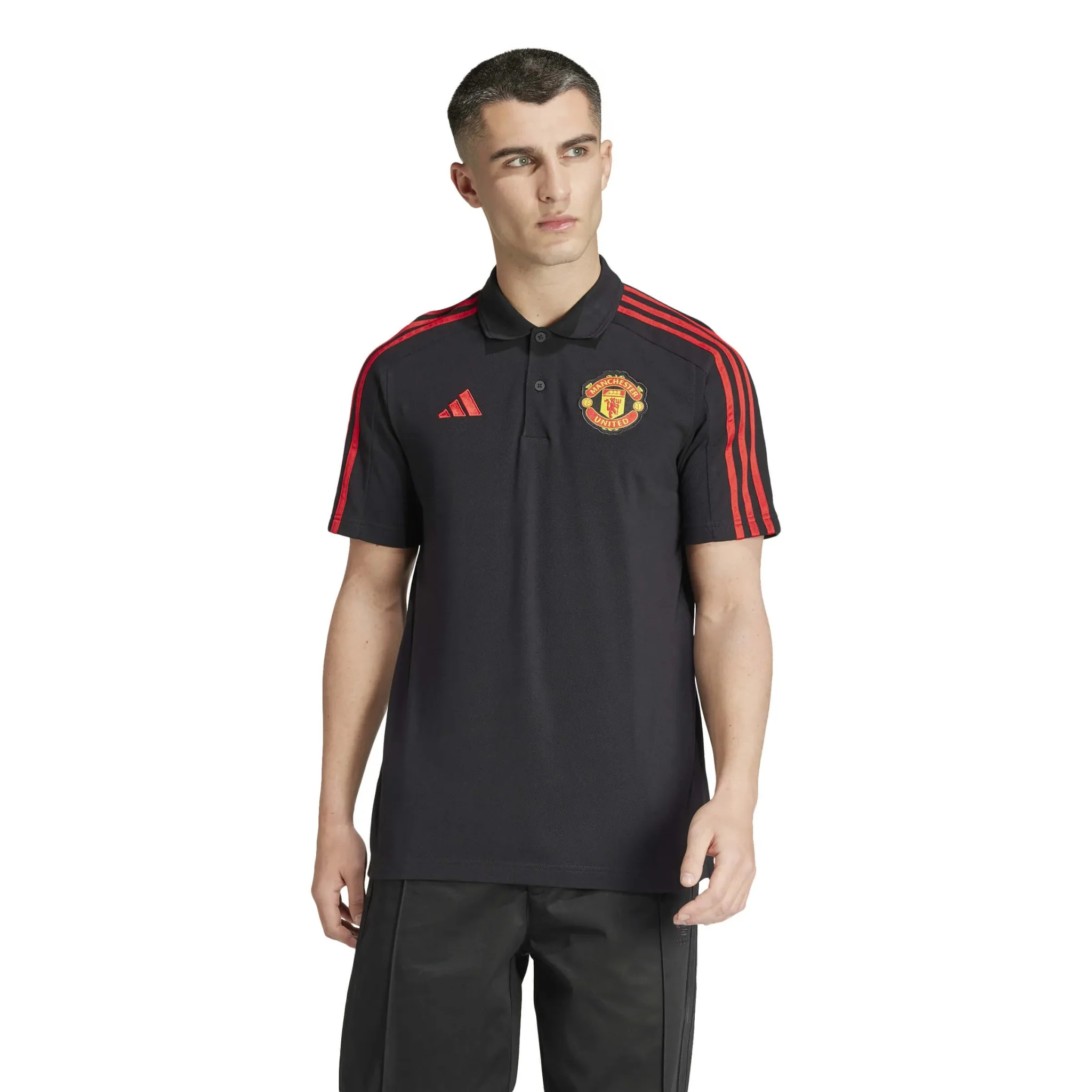 adidas 2024-25 Manchester United Men's DNA Polo - Image 2