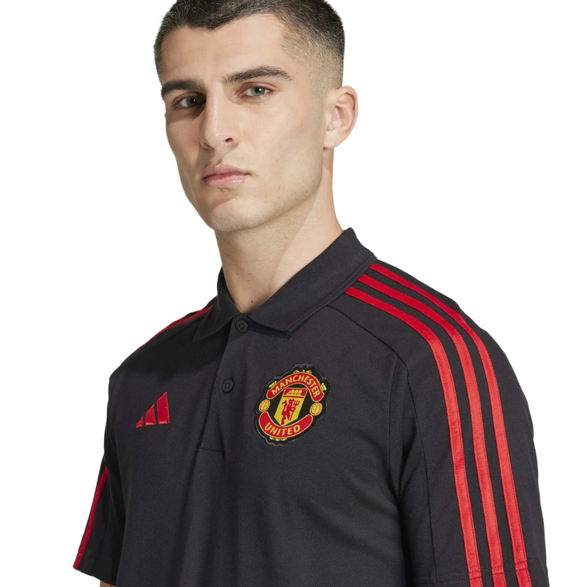 adidas 2024-25 Manchester United Men's DNA Polo - Image 5