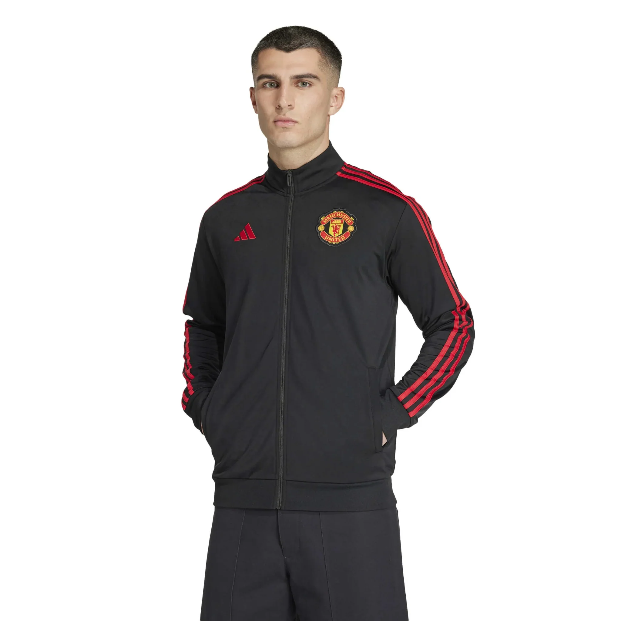 adidas 2024-25 Manchester United Men's DNA Track Top - Image 2