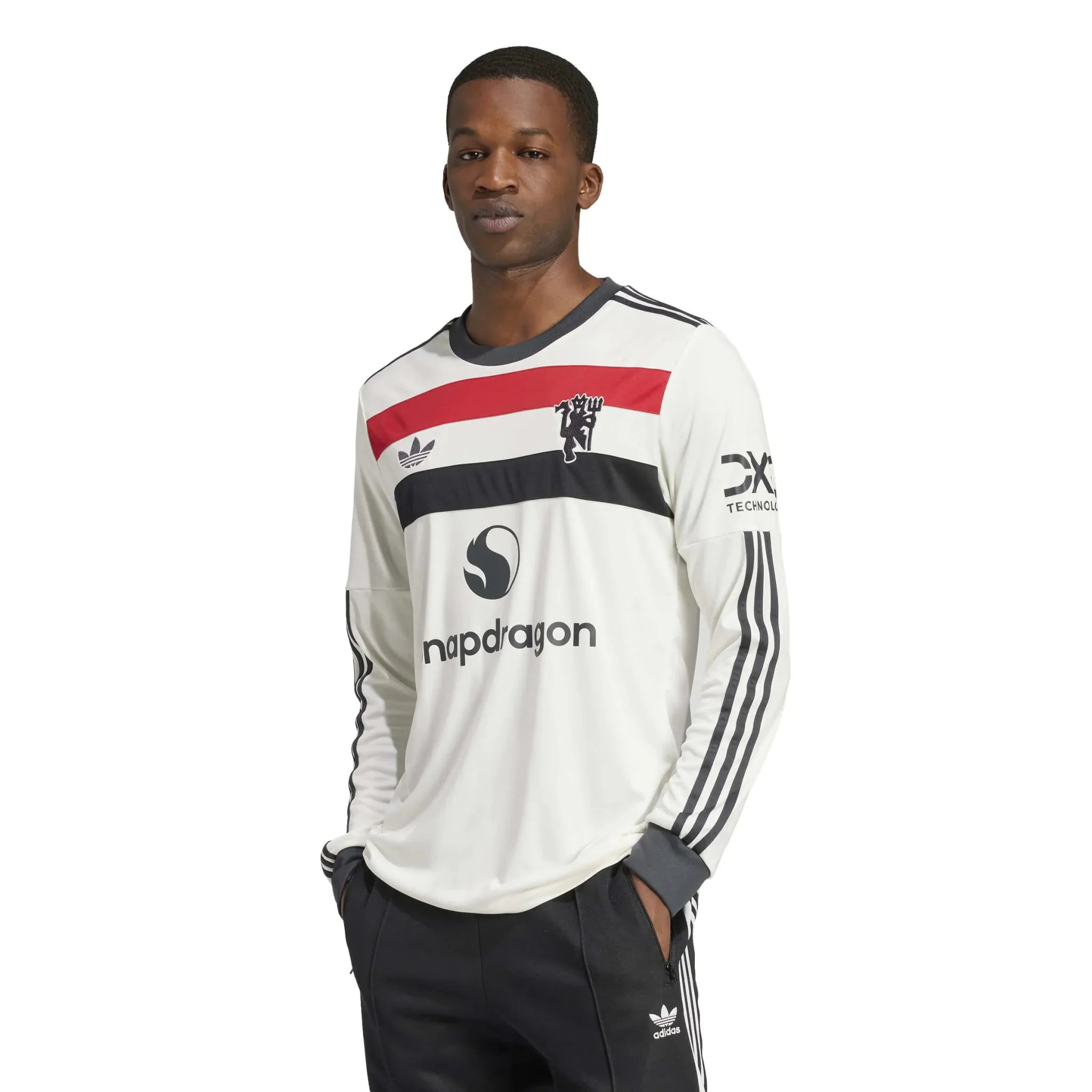 adidas 2024-25 Manchester United Men's Stadium Third Long-Sleeve Jersey - Image 3