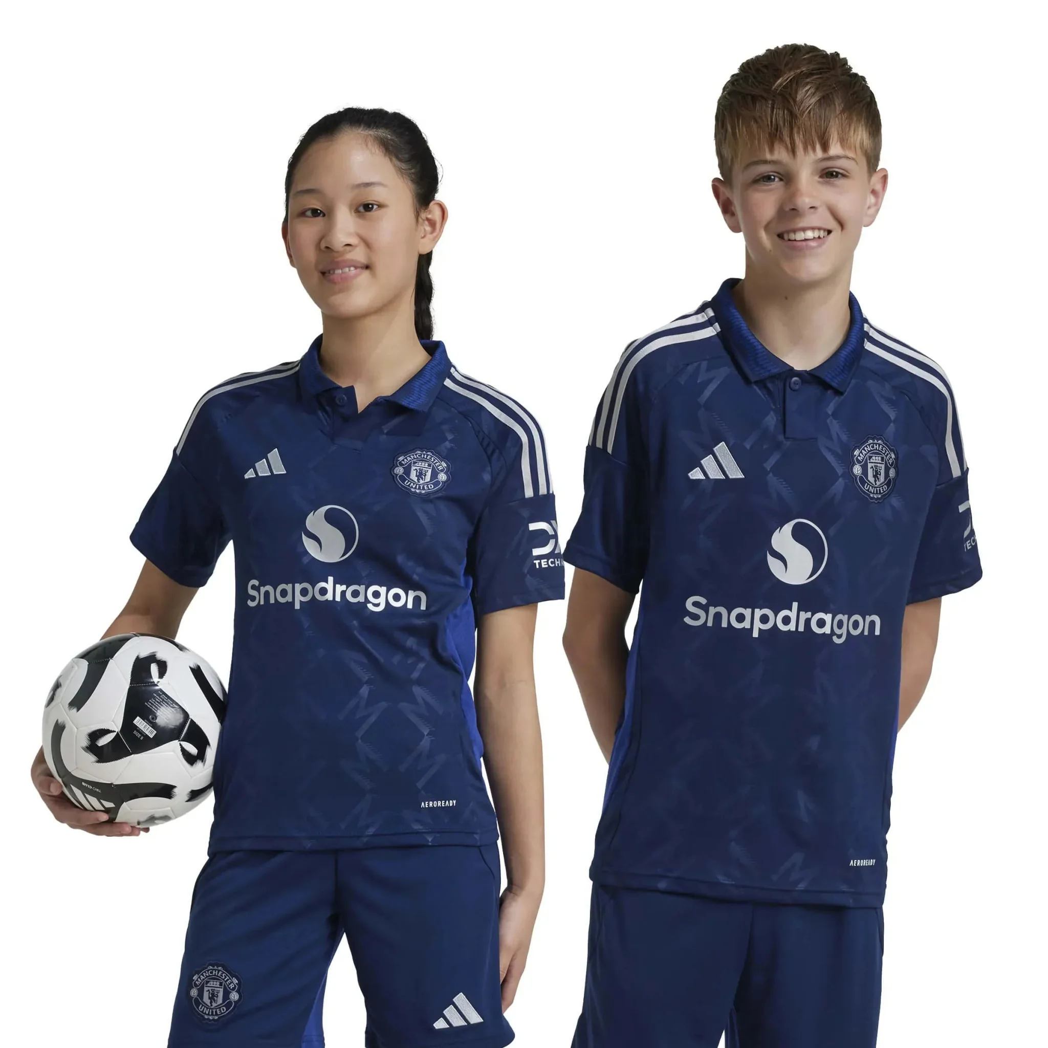 adidas 2024-25 Manchester United Youth Stadium Away Jersey - Image 3