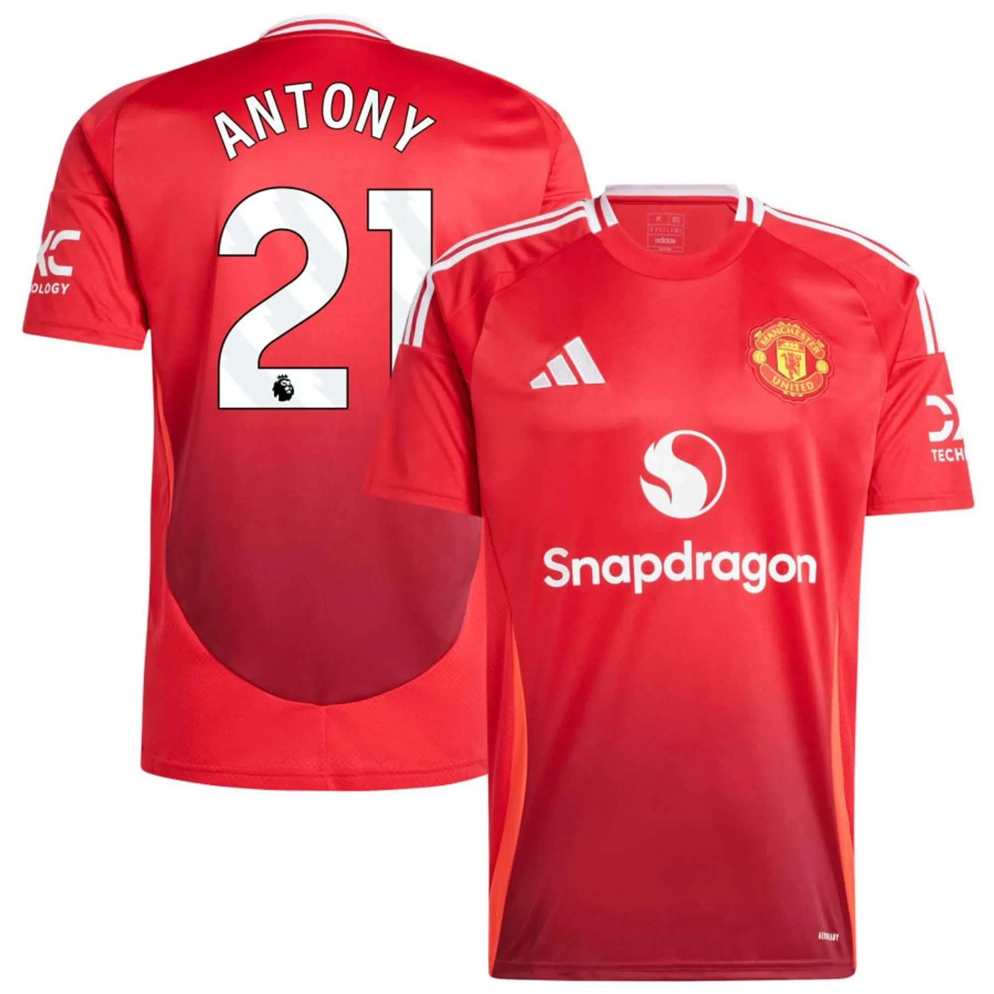 adidas 2024-25 Manchester United Youth Stadium Home Jersey - Image 8