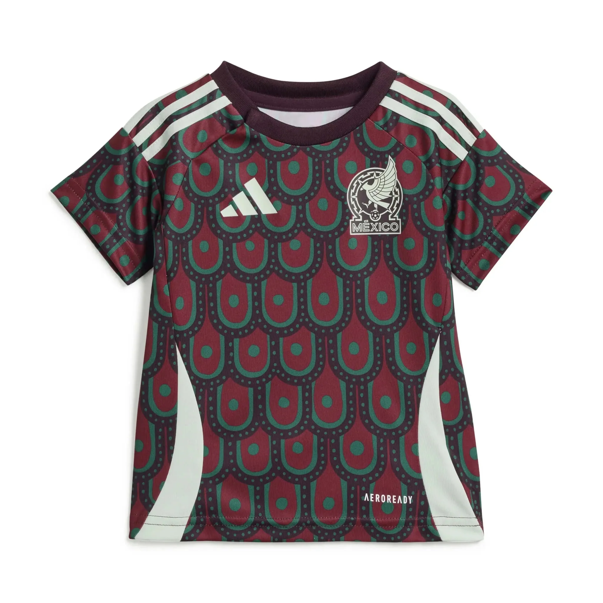 adidas 2024-25 Mexico Baby Kit Stadium Home Jersey - Image 2