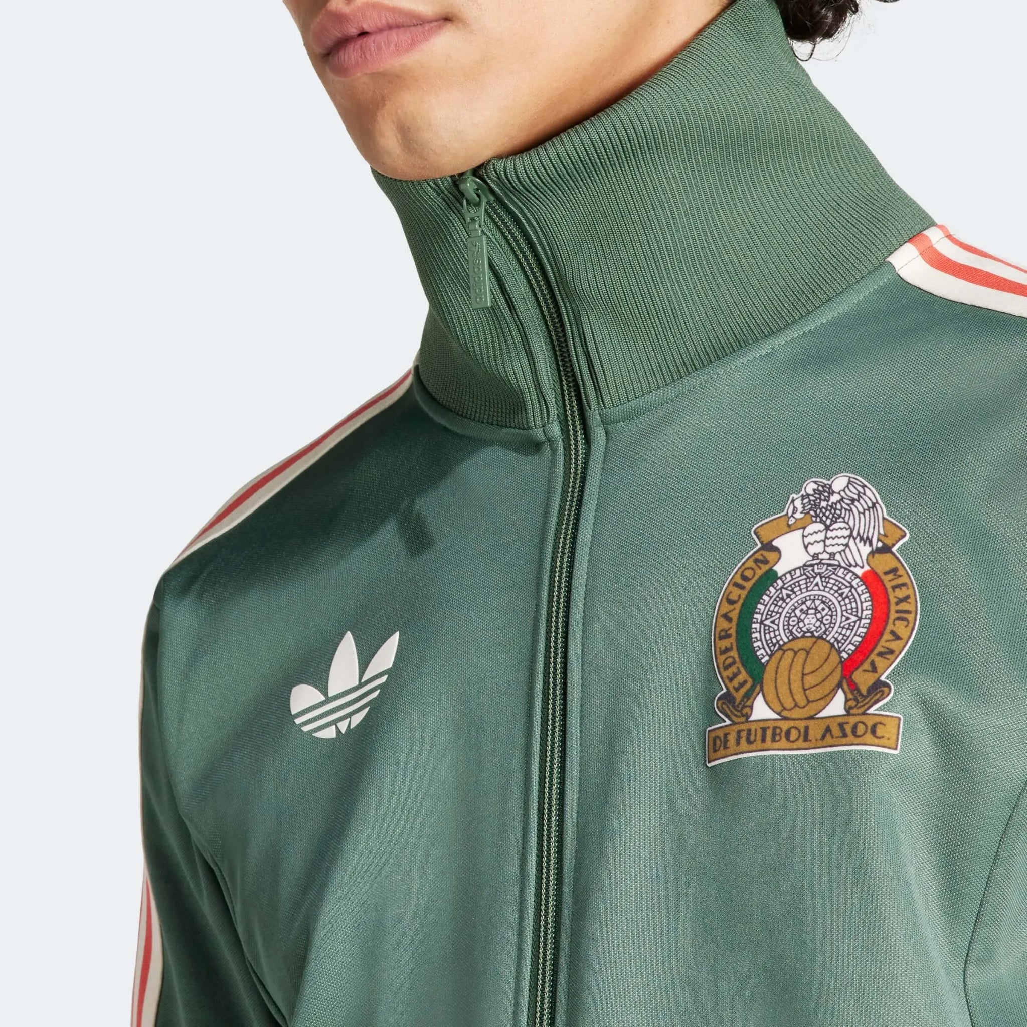 adidas 2024-25 Mexico Men's Beckenbauer Track Top - Image 4
