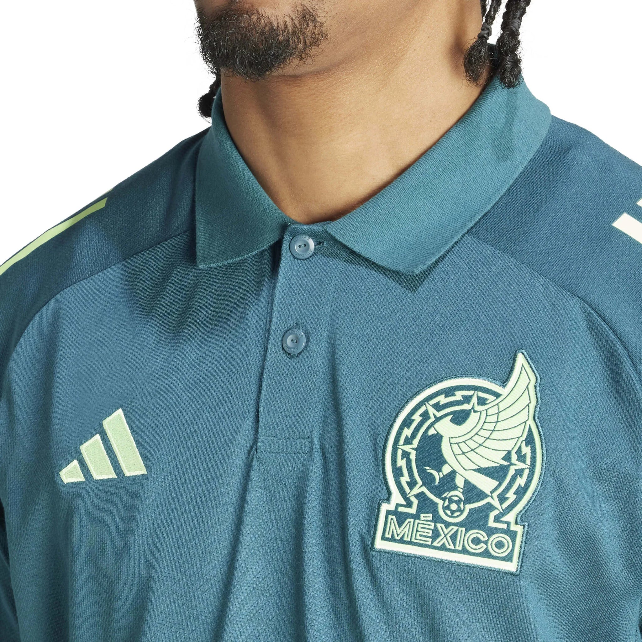 adidas 2024-25 Mexico Men's Polo Shirt - Image 2