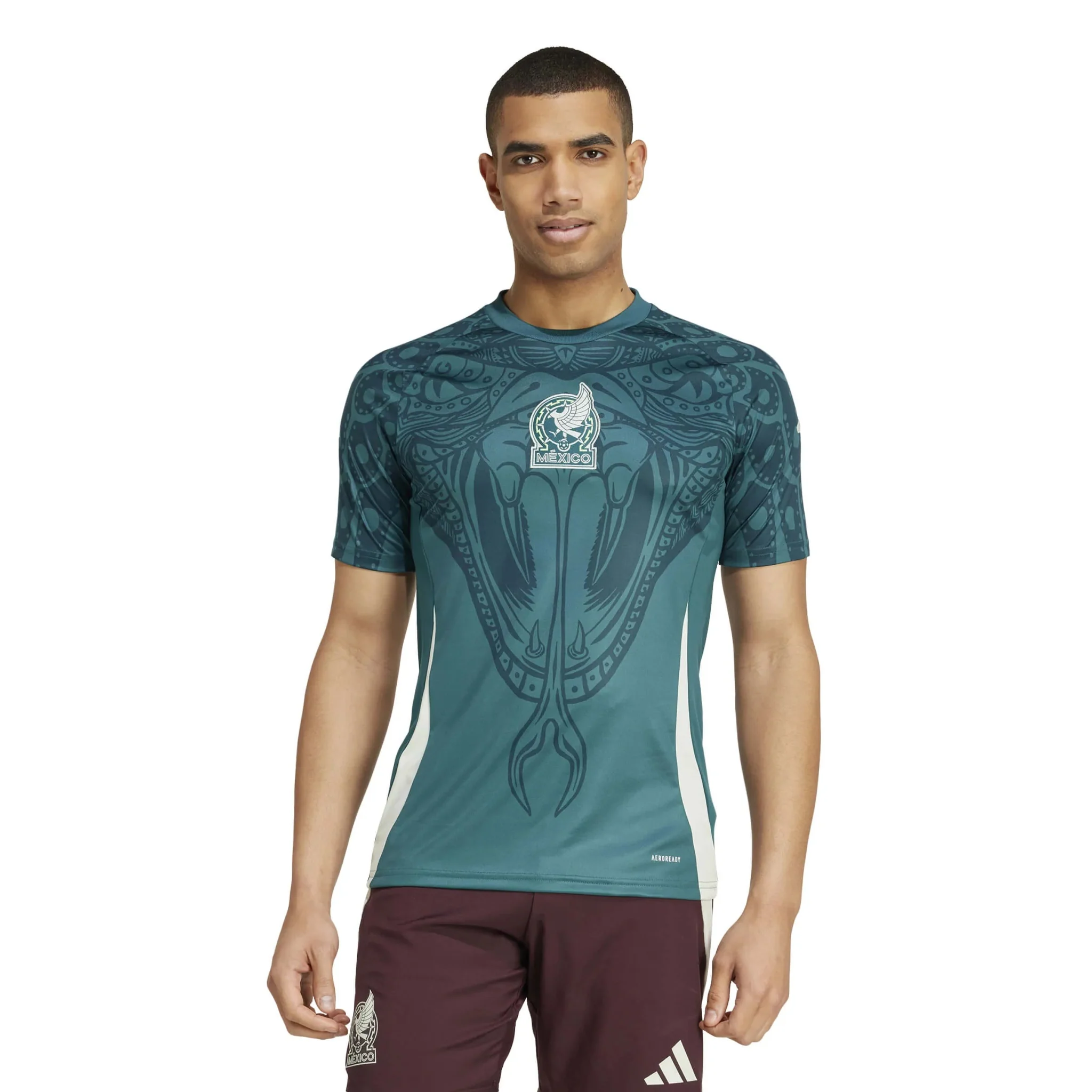 adidas 2024-25 Mexico Men's Pre-Match Jersey - Image 3