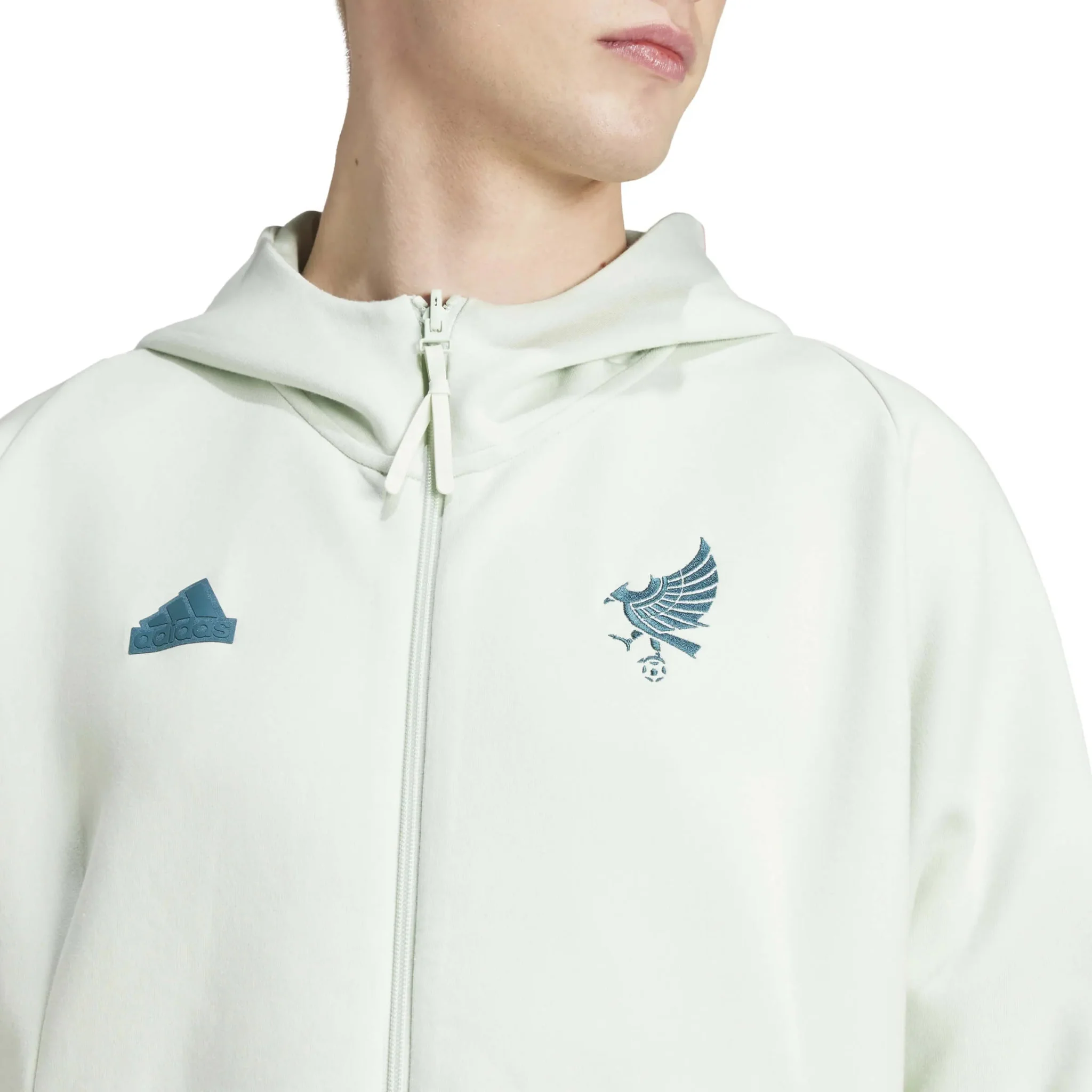 adidas 2024-25 Mexico Men's Travel Hoodie - Image 4