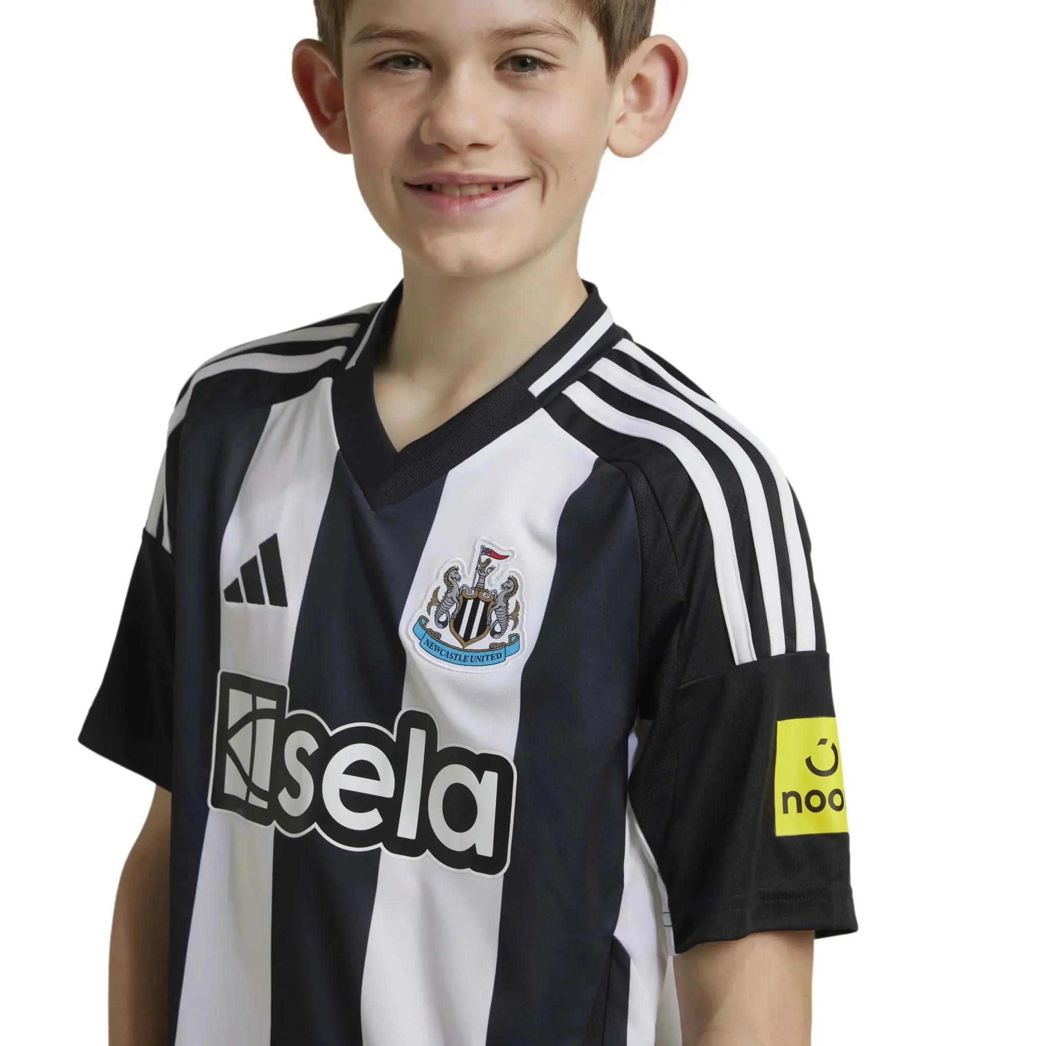 adidas 2024-25 Newcastle Youth Stadium Home Jersey - Image 5