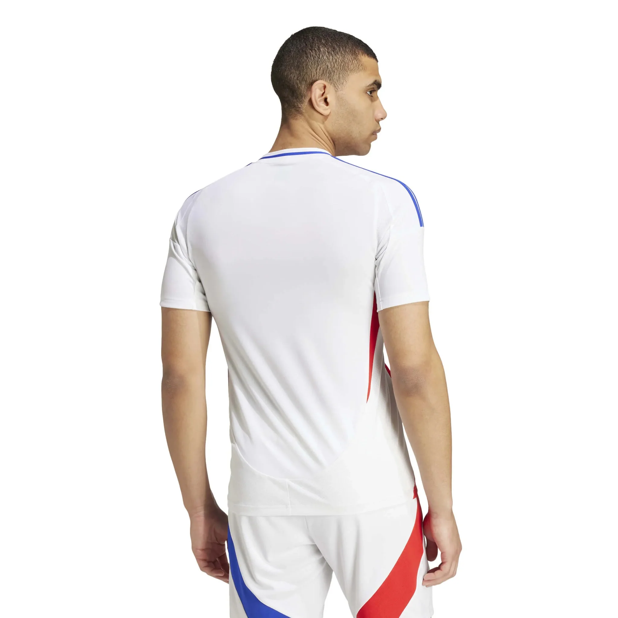 adidas 2024-25 Olympique Lyon Men's Stadium Home Jersey - Image 5