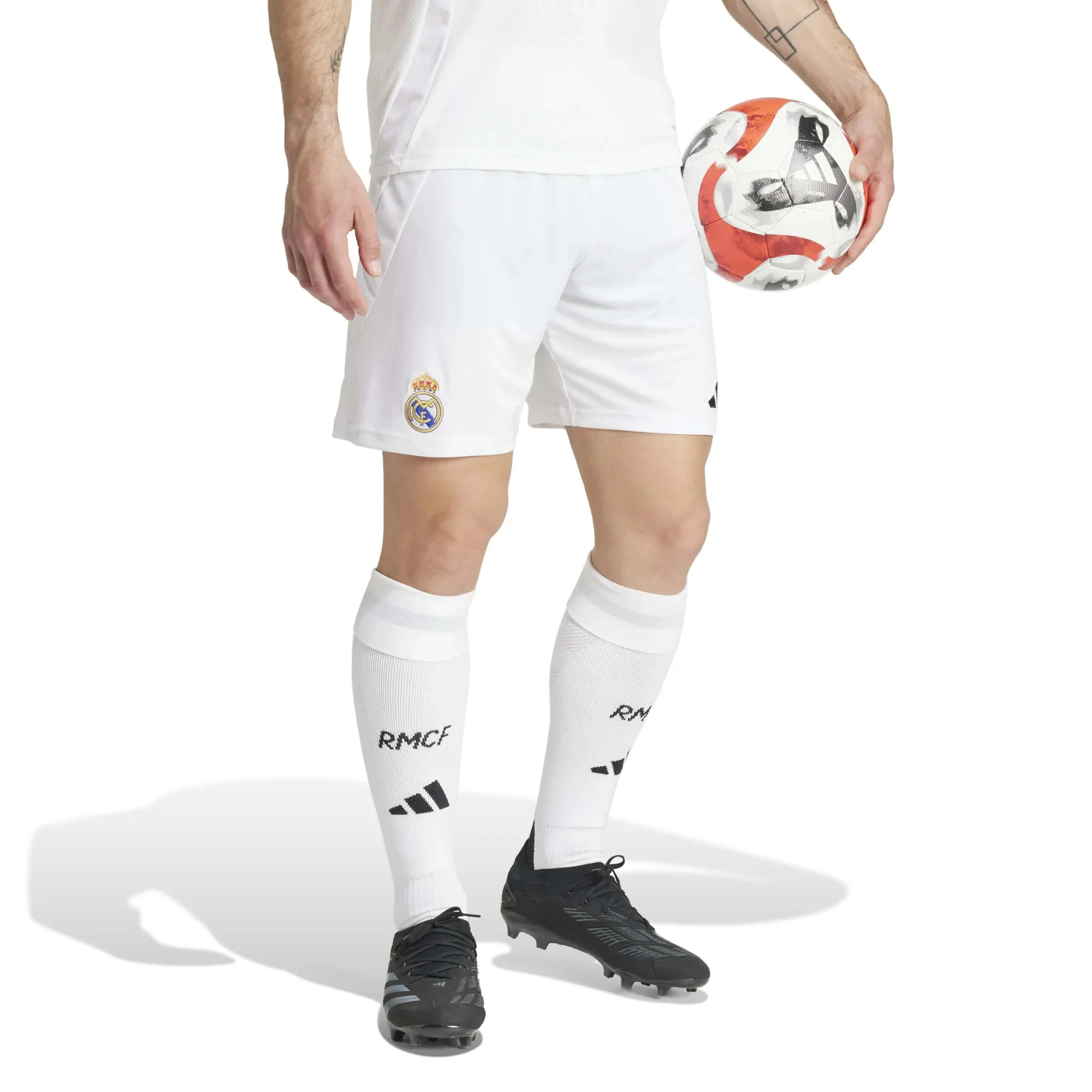 adidas 2024-25 Real Madrid Men's Authentic Home Shorts - Image 2