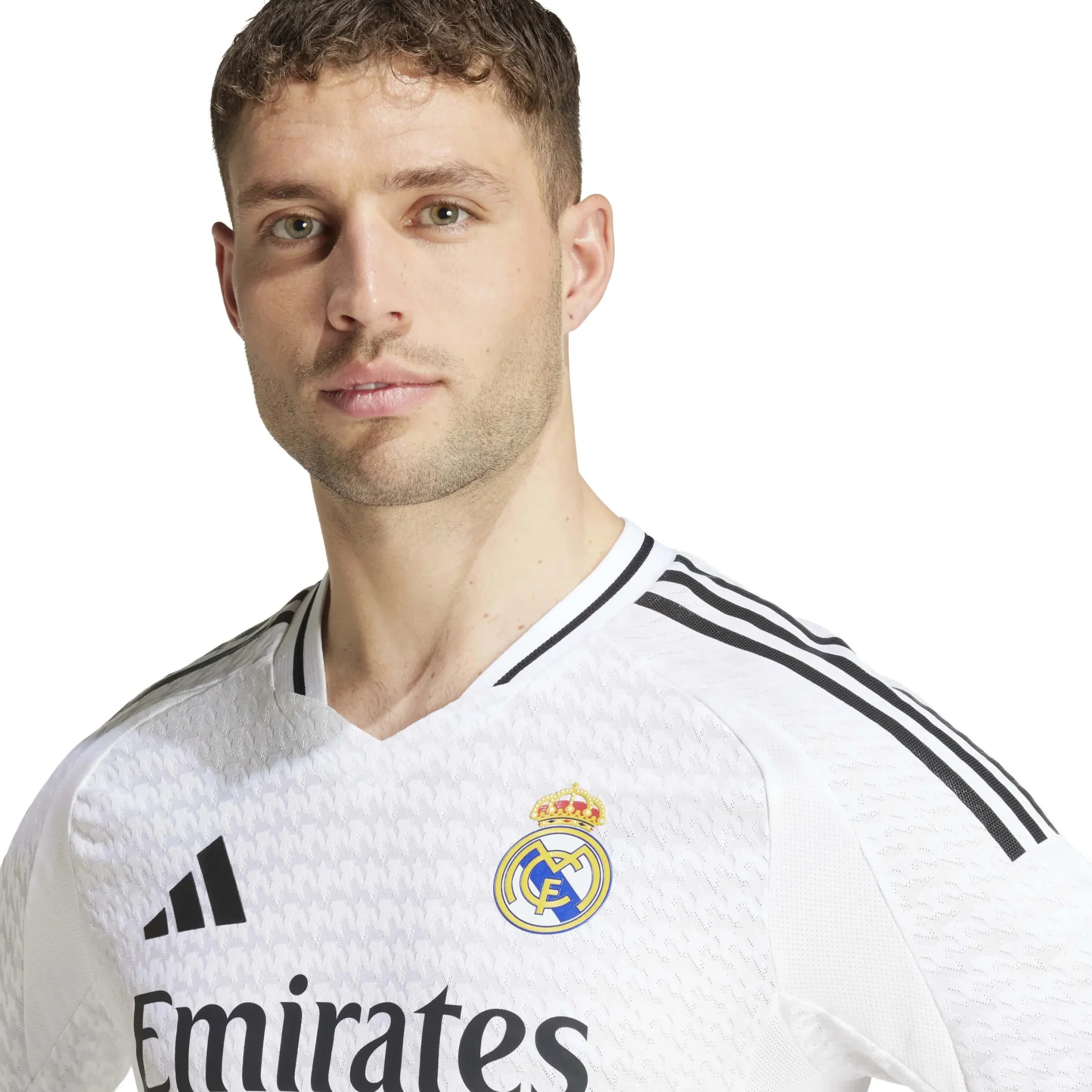 adidas 2024-25 Real Madrid Men's Authentic Home Jersey - Image 5