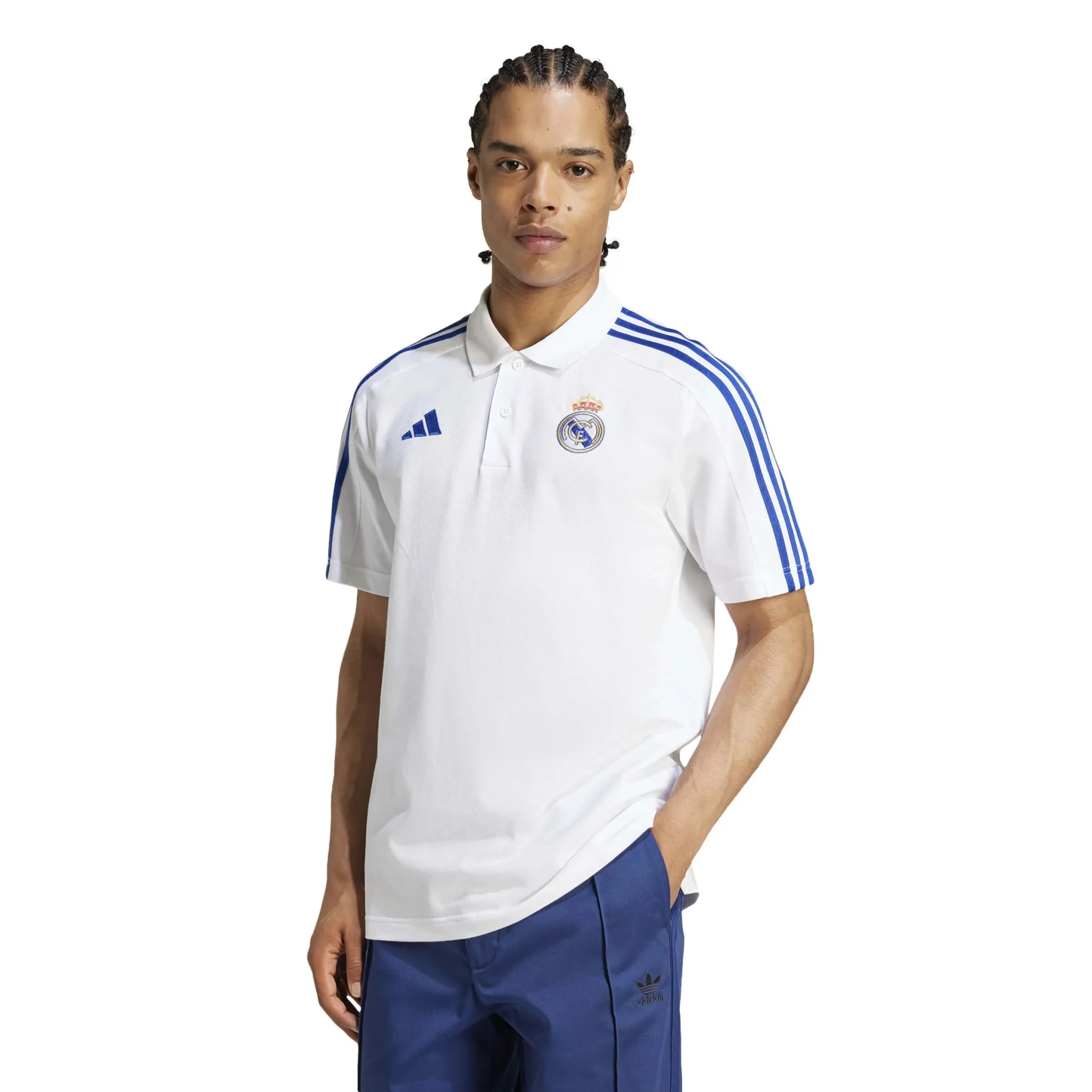 adidas 2024-25 Real Madrid Men's DNA Polo - Image 2