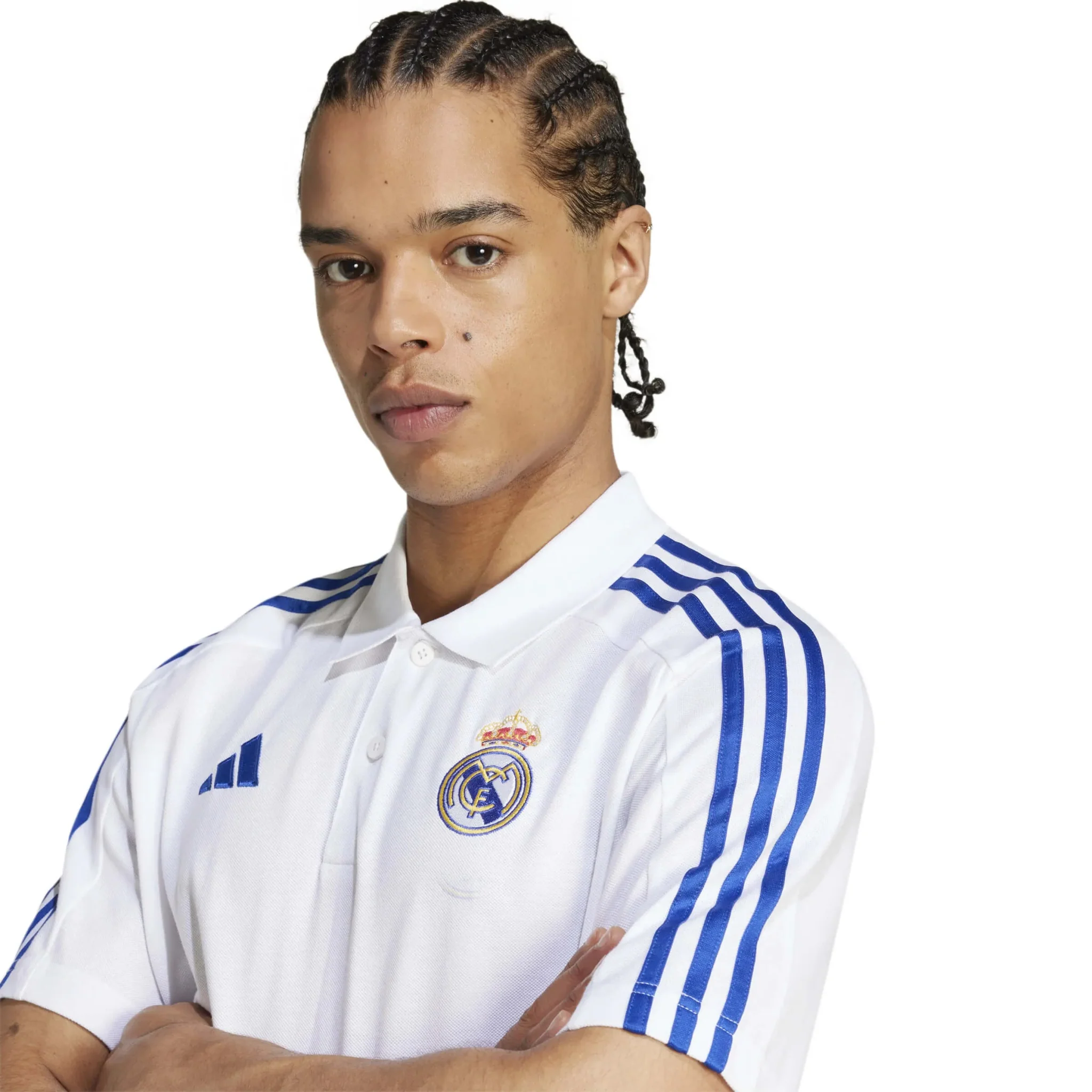 adidas 2024-25 Real Madrid Men's DNA Polo - Image 4