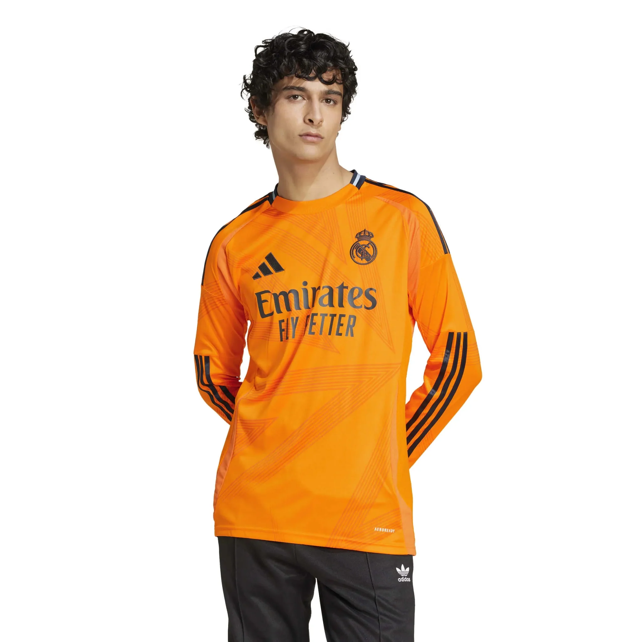 adidas 2024-25 Real Madrid Men's Long-Sleeve Away Jersey - Image 3