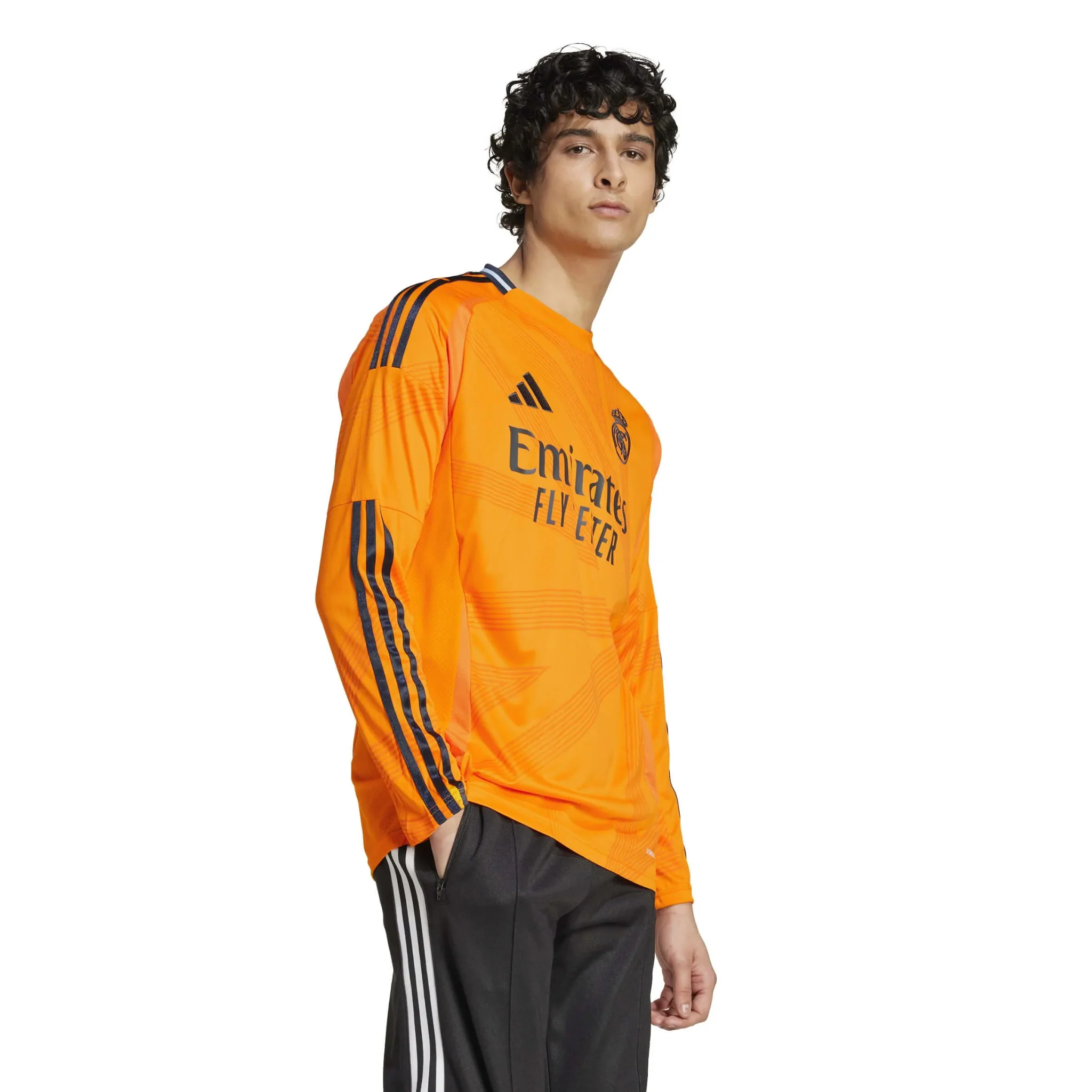 adidas 2024-25 Real Madrid Men's Long-Sleeve Away Jersey - Image 4
