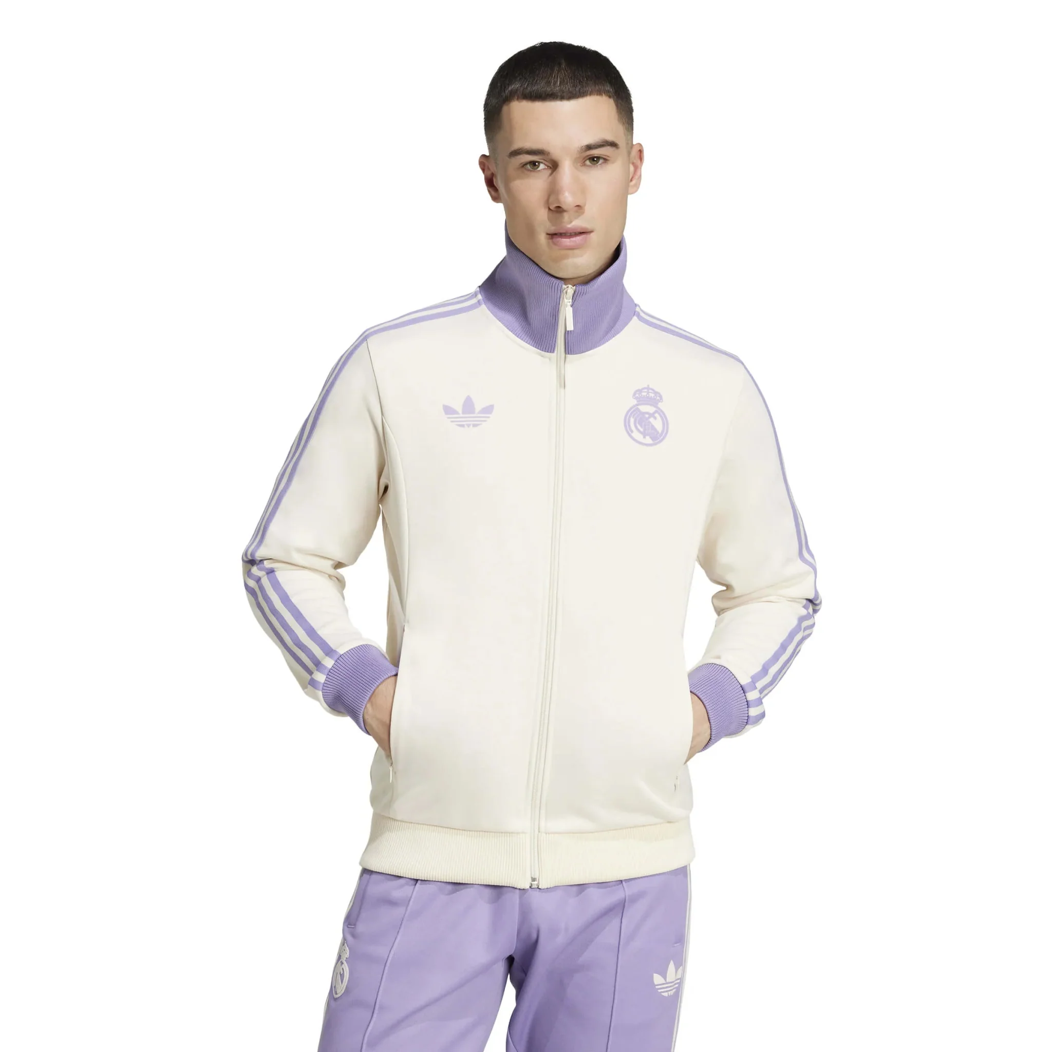 adidas 2024-25 Real Madrid Men's Originals Track Top - Image 2