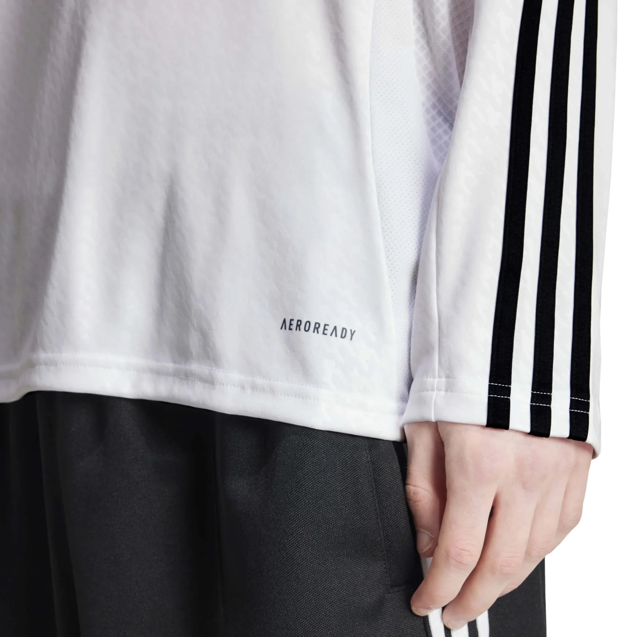 adidas 2024-25 Real Madrid Men's Stadium Home Long-Sleeve Jersey - Image 5