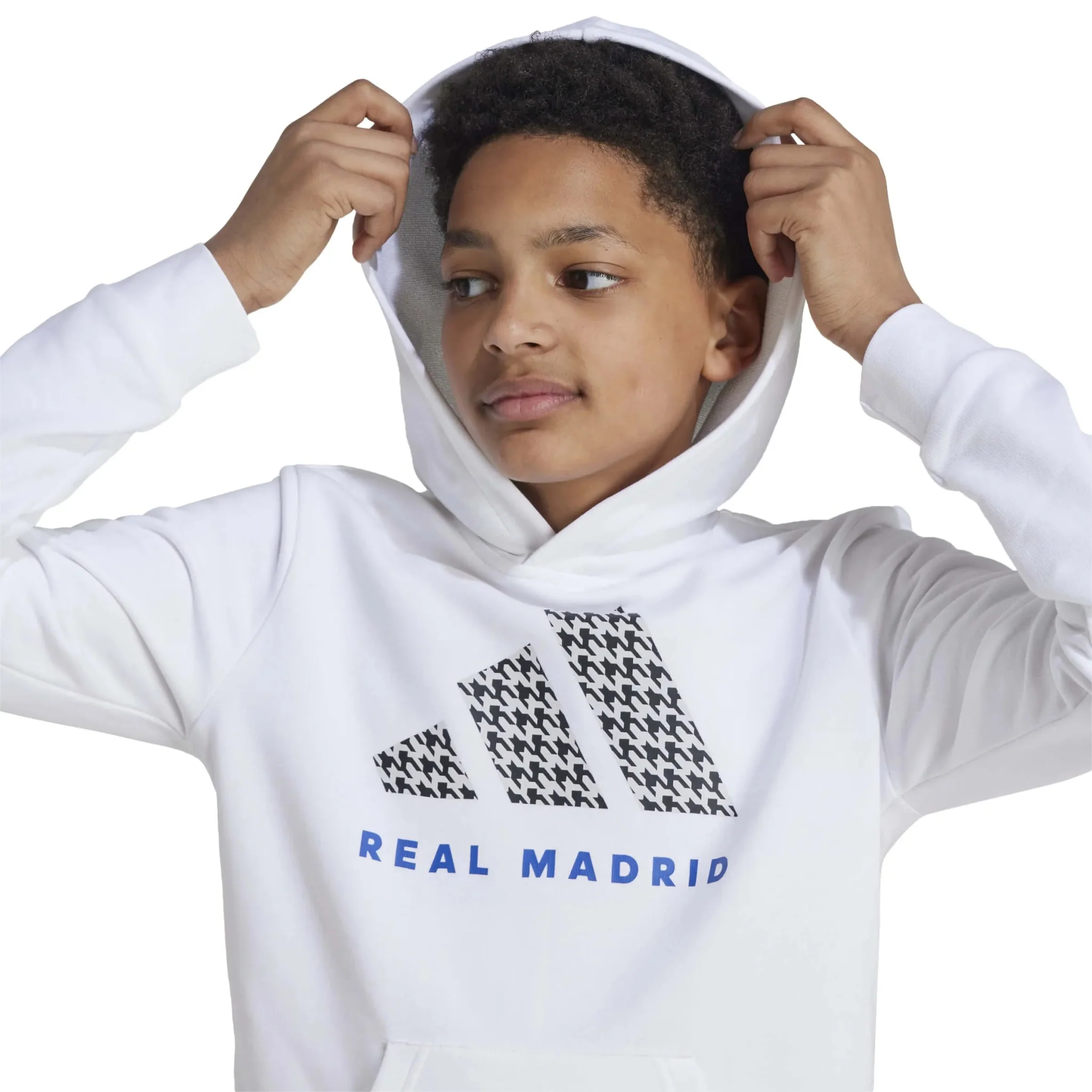 adidas 2024-25 Real Madrid Youth Hoodie - Image 4