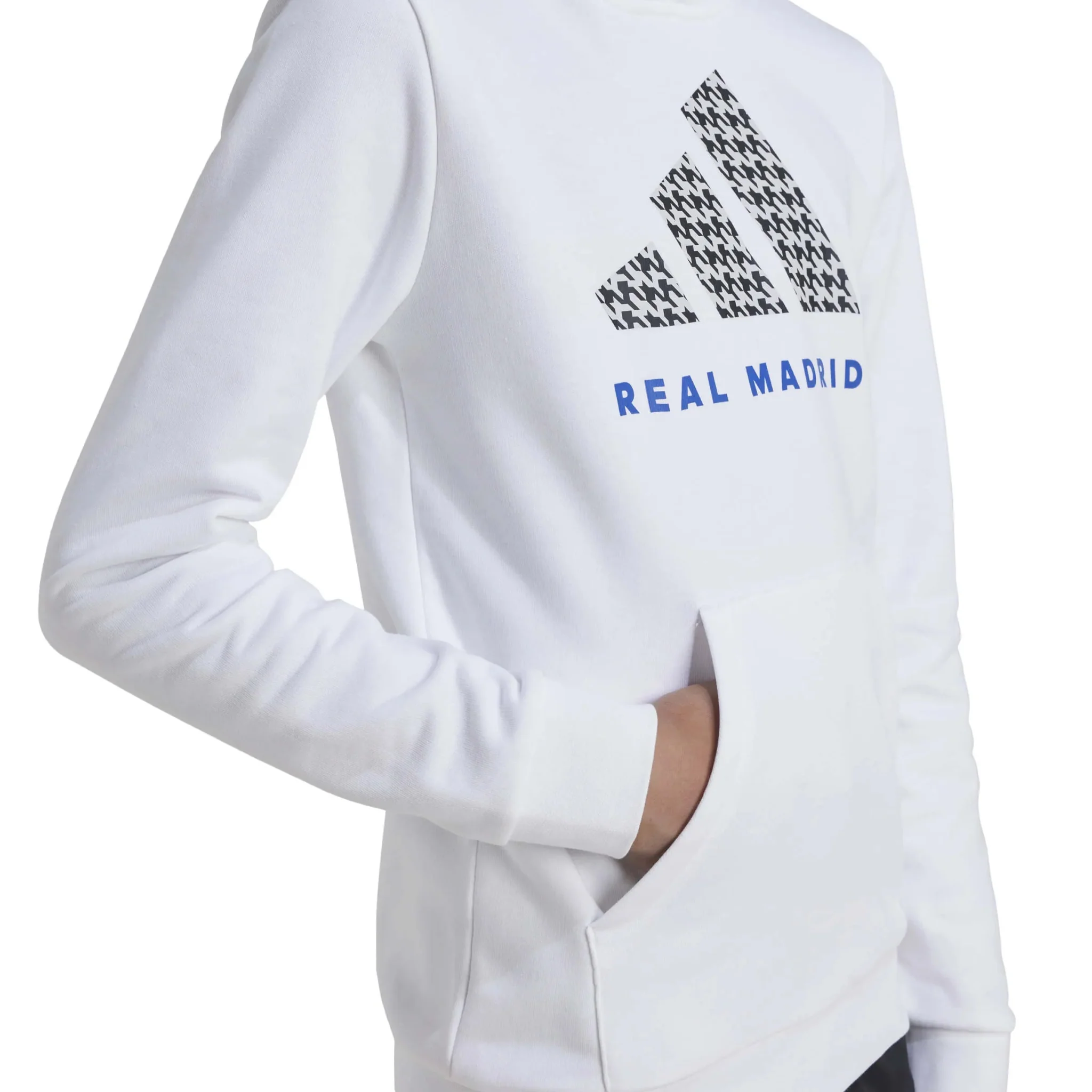 adidas 2024-25 Real Madrid Youth Hoodie - Image 5