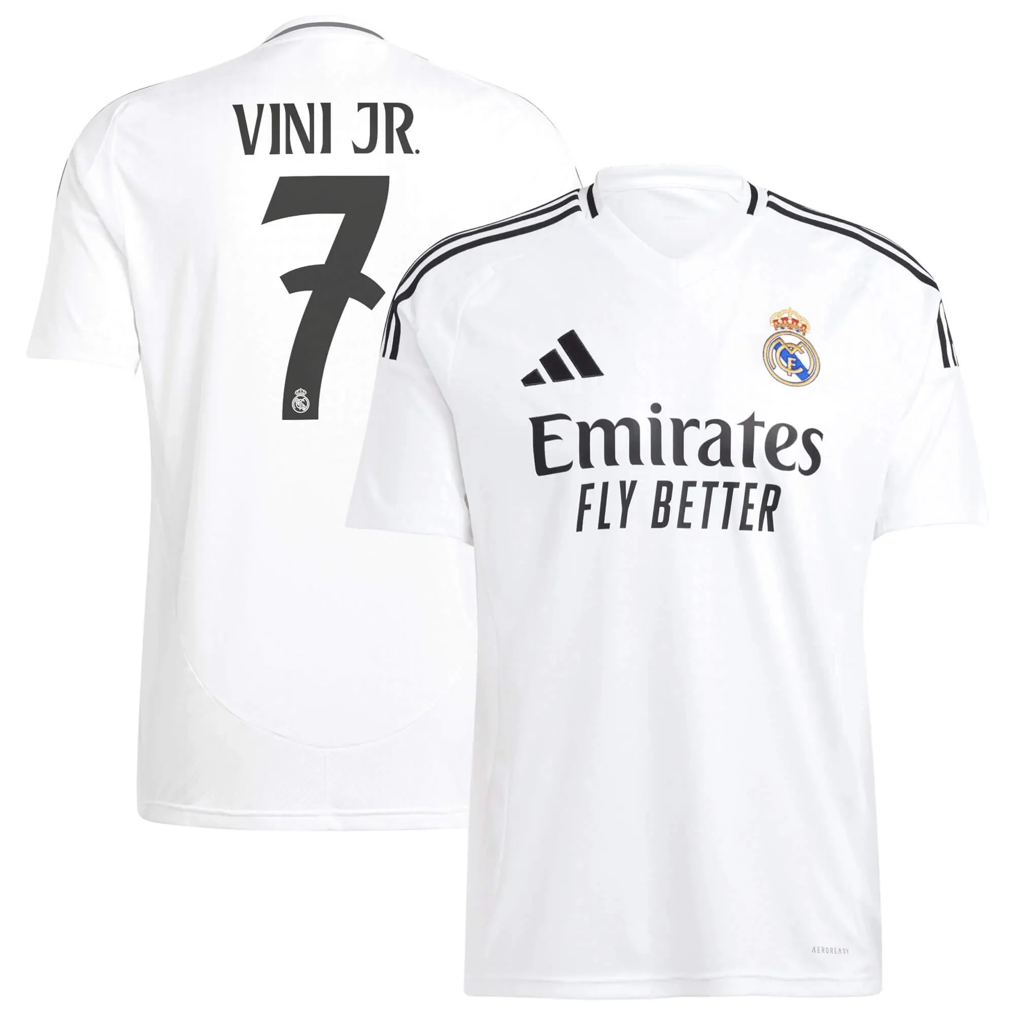 adidas 2024-25 Real Madrid Youth Stadium Home Jersey - Image 8