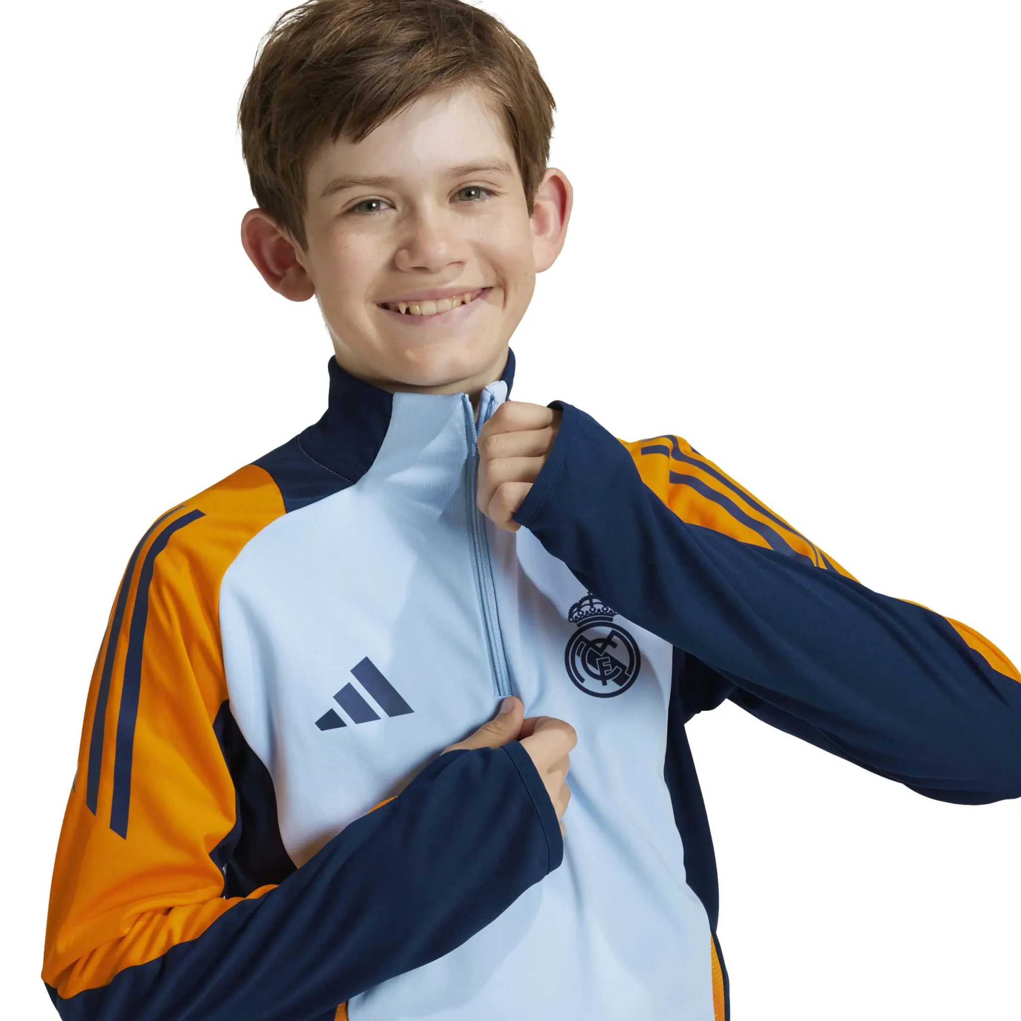 adidas 2024-25 Real Madrid Youth Training Top - Image 5