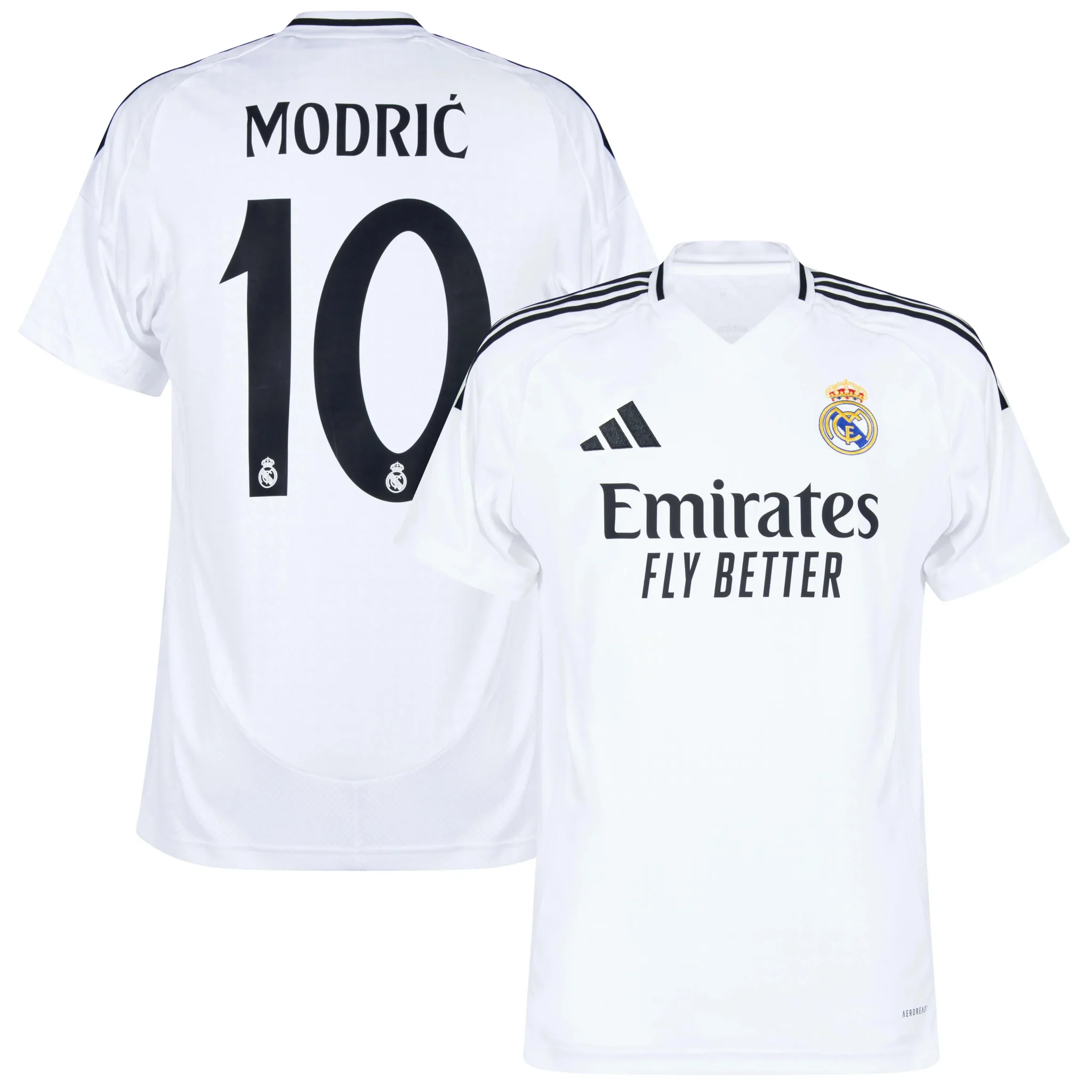adidas 2024-25 Real Madrid Men's Stadium Home Jersey - Image 8