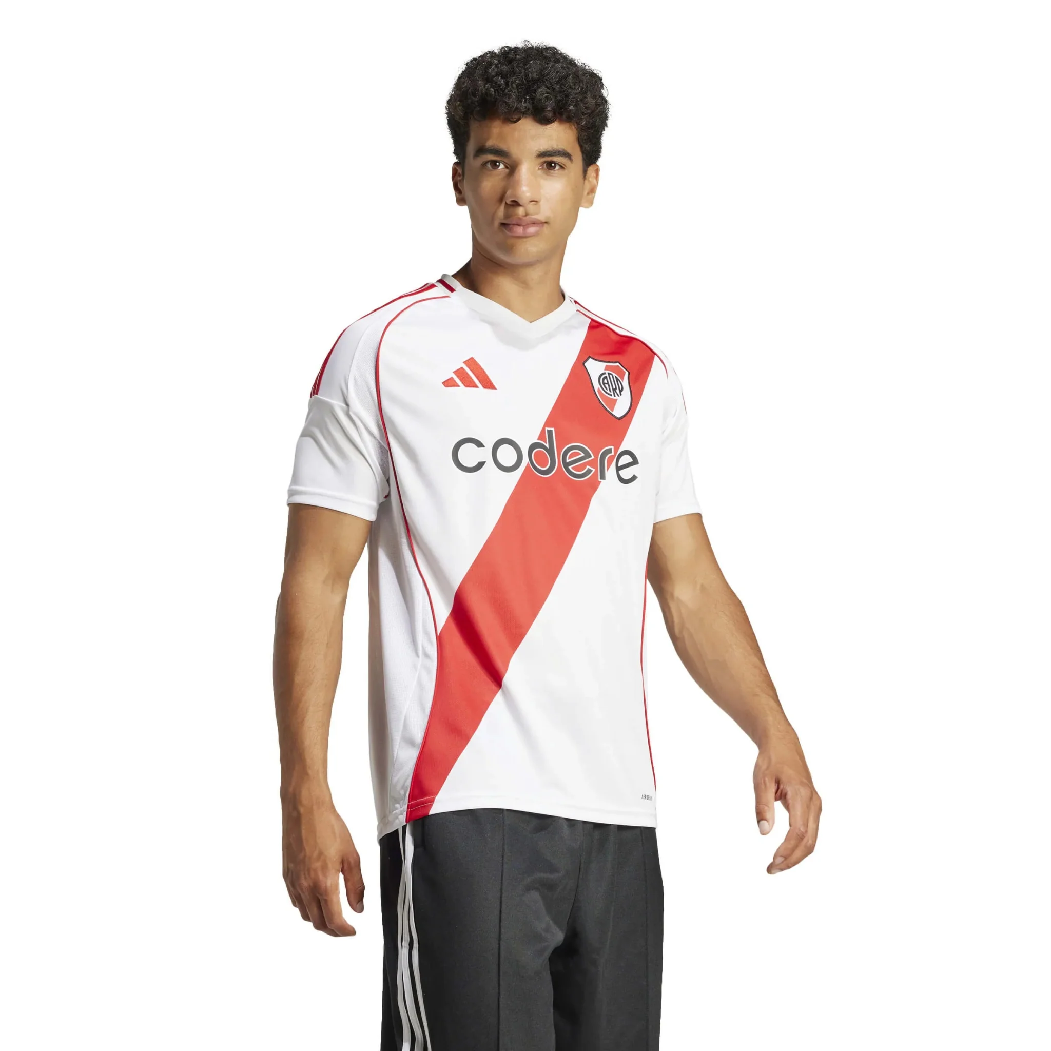 adidas 2024-25 River Plate Men's Stadium Home Jersey - Image 4