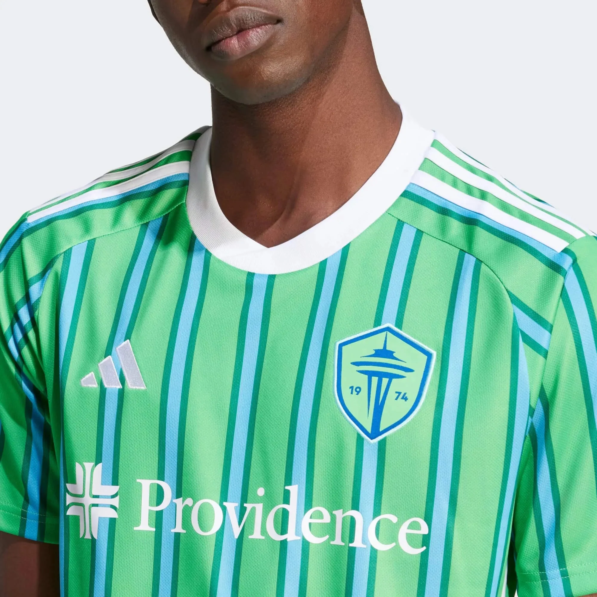 adidas 2024-25 Seattle Sounders Men's Stadium Home Jersey - Image 5