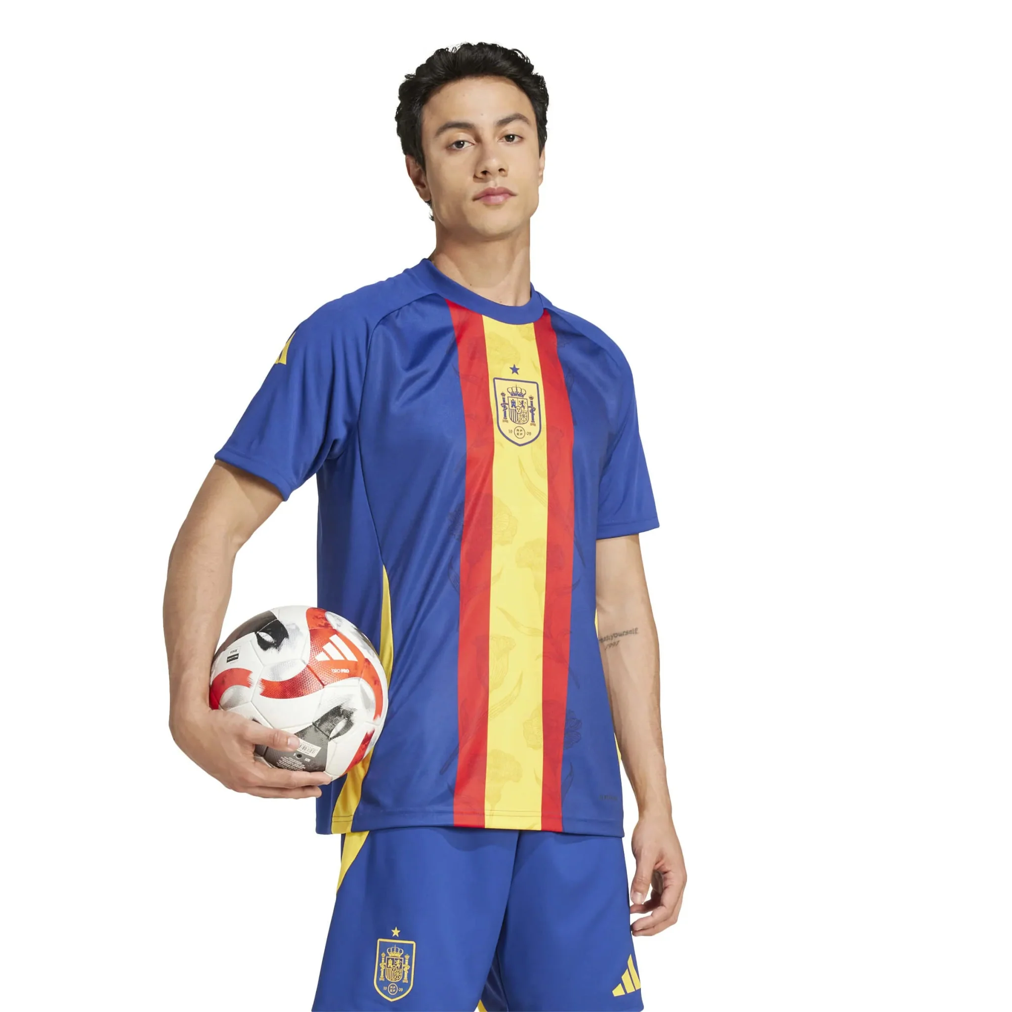 adidas 2024-25 Spain Men's Pre-Match Jersey - Image 4