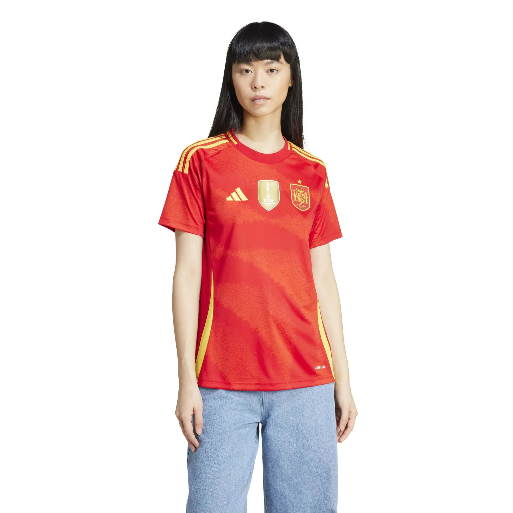 adidas 2024-25 Spain Women's Stadium Home Jersey - Image 3