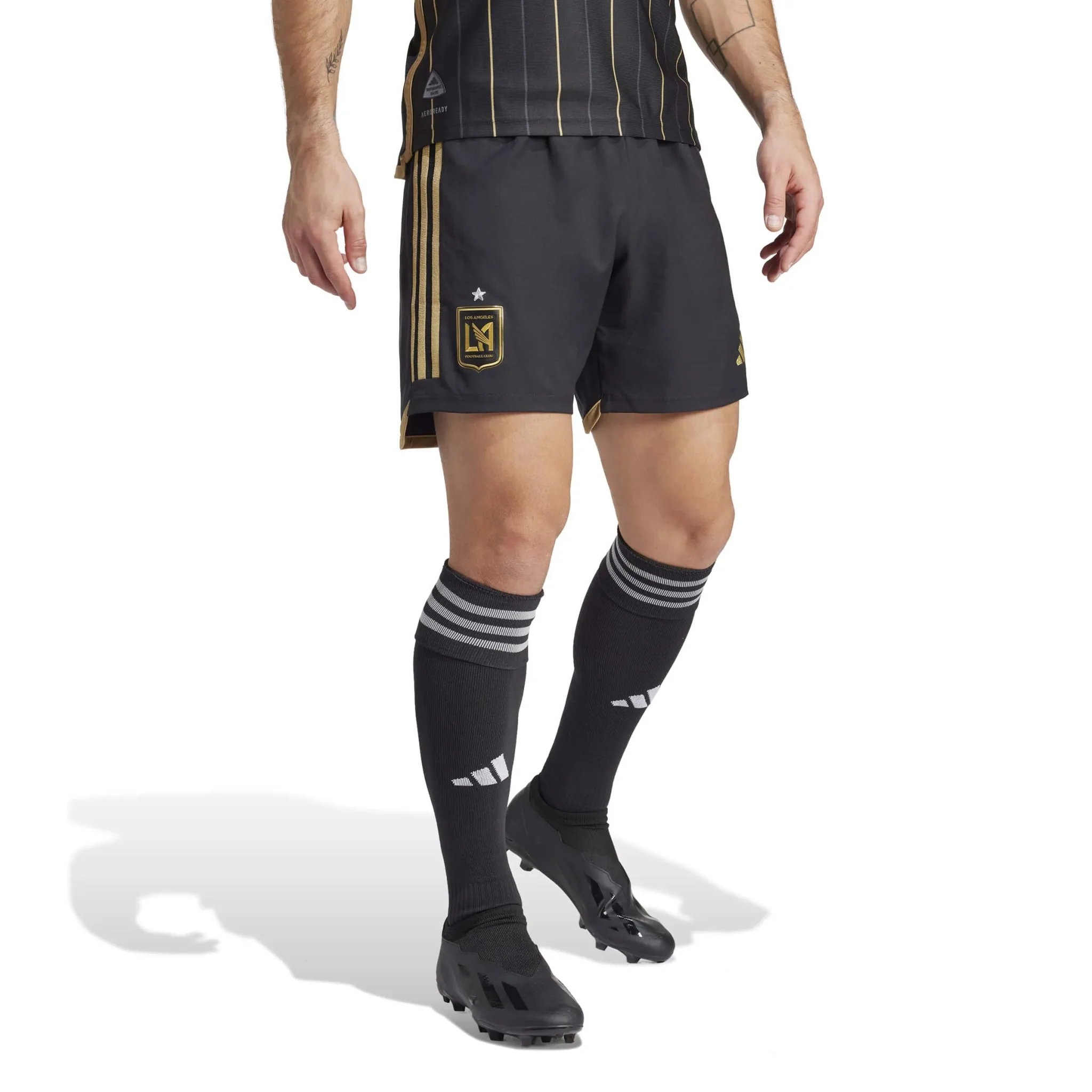 adidas 2024 LAFC Men's Authentic Home Shorts - Image 2