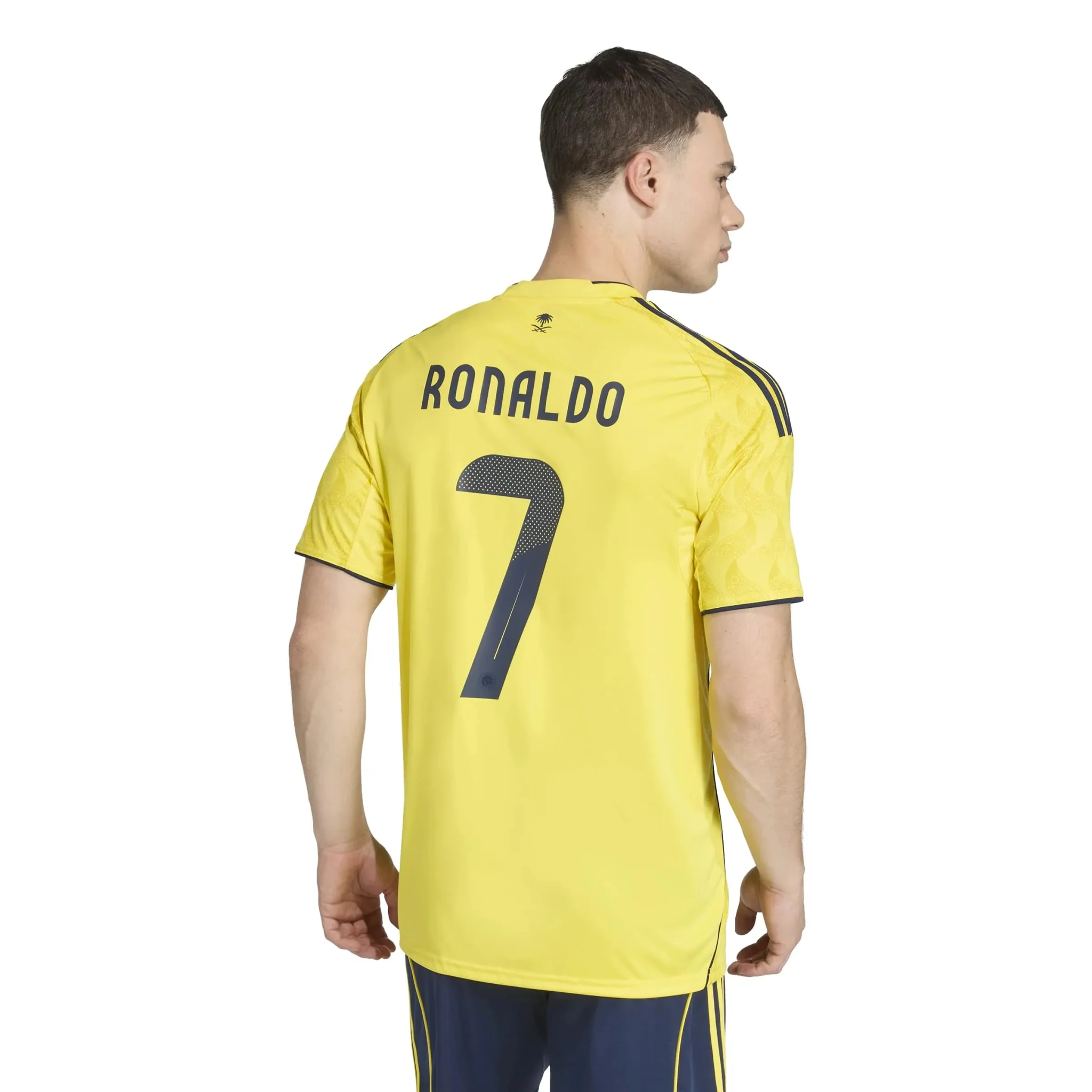 adidas 2025-26 Al Nassr Men's Stadium Home Ronaldo #7 Soccer Jersey - Image 3