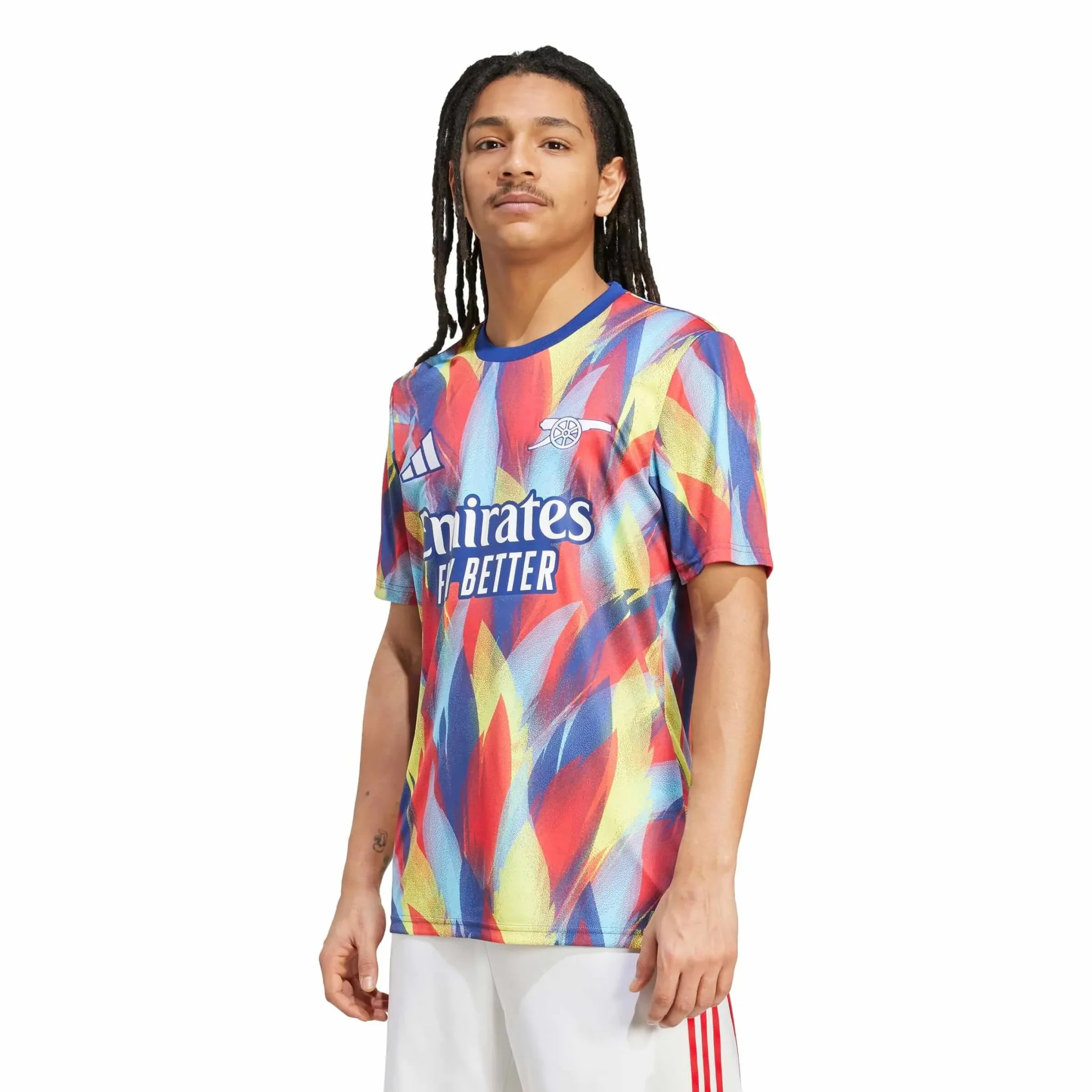adidas 2025-26 Arsenal Men's Pre-Match Soccer Jersey - Image 3