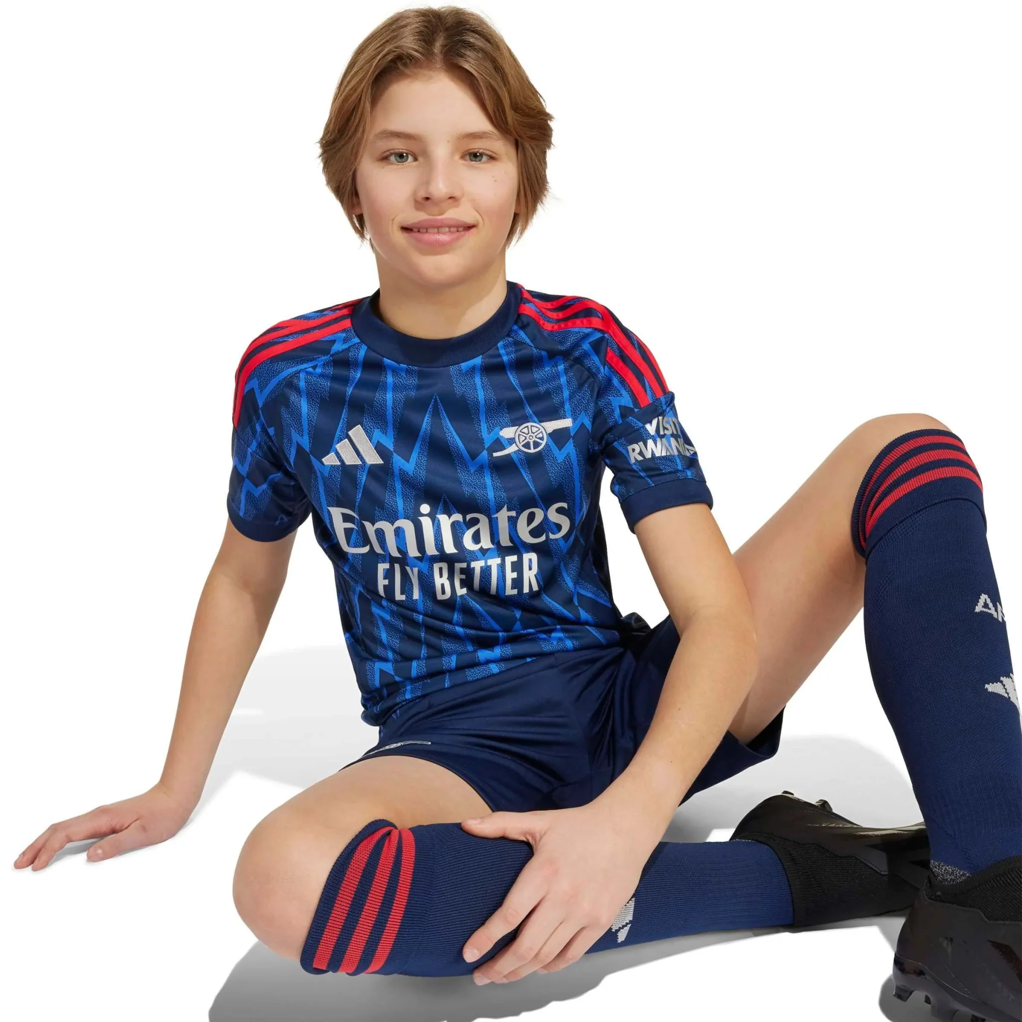 adidas 2025-26 Arsenal Youth Stadium Away Soccer Jersey - Image 3