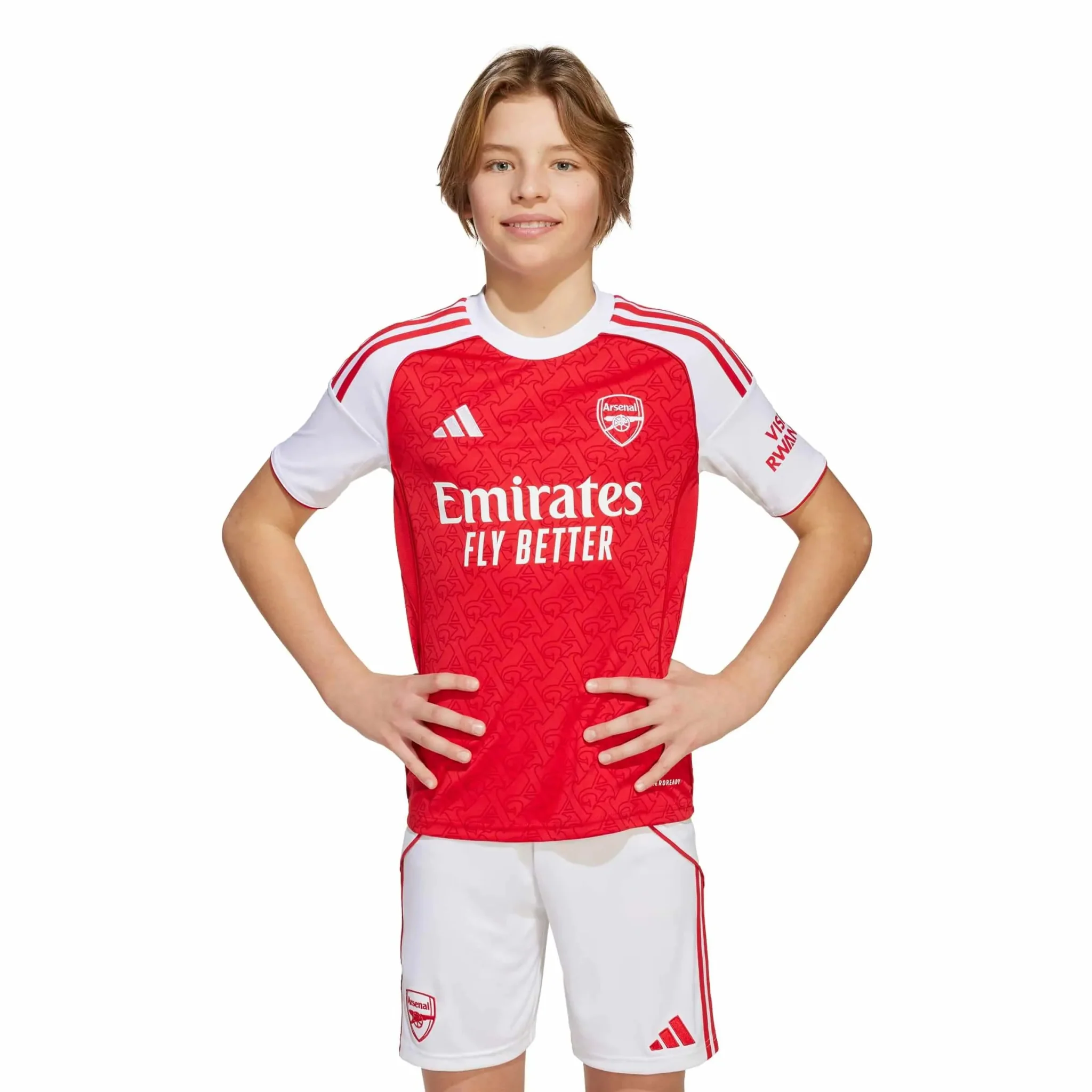 adidas 2025-26 Arsenal Youth Stadium Home Soccer Jersey - Image 3