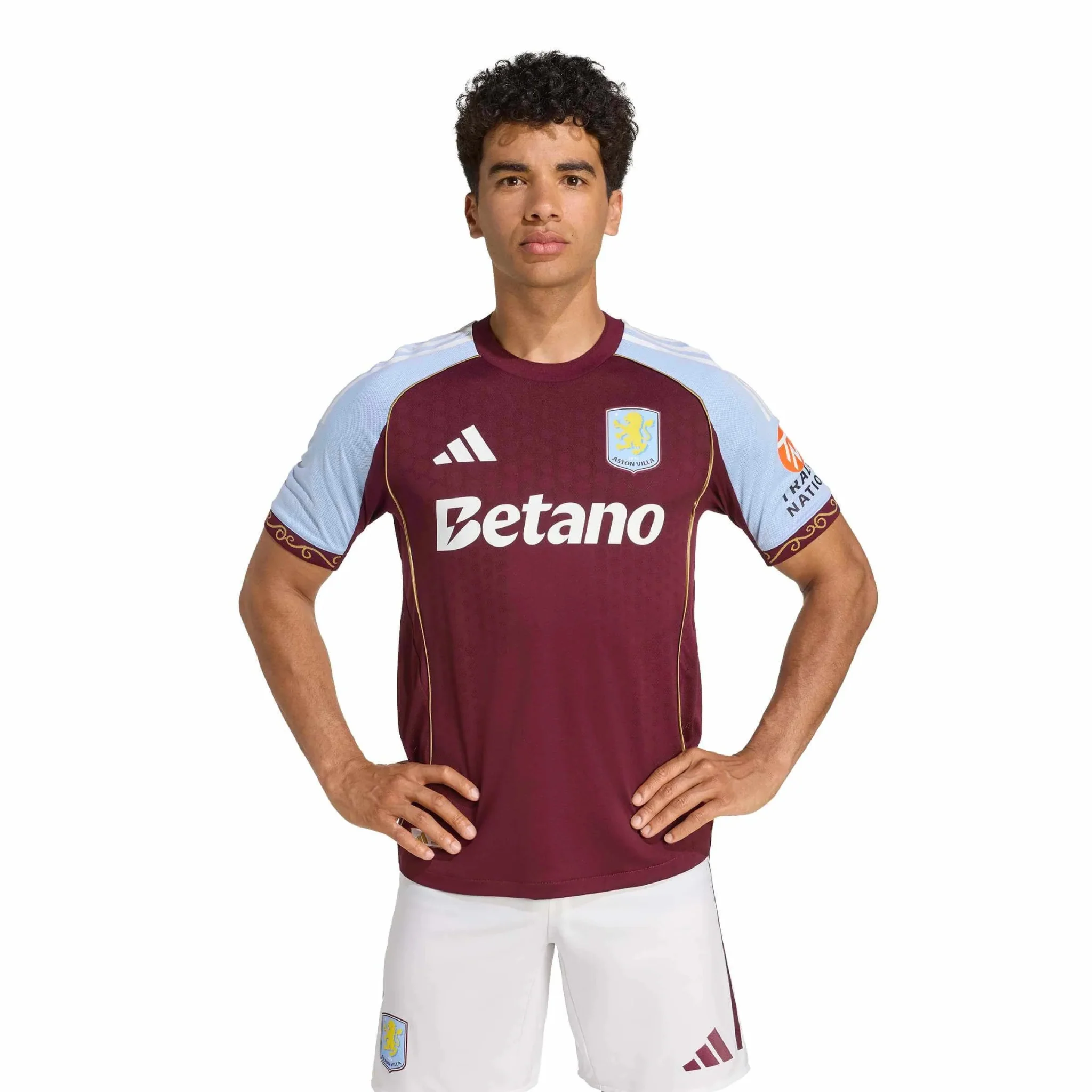adidas 2025-26 Aston Villa Men's Authentic Home Soccer Jersey - Image 3