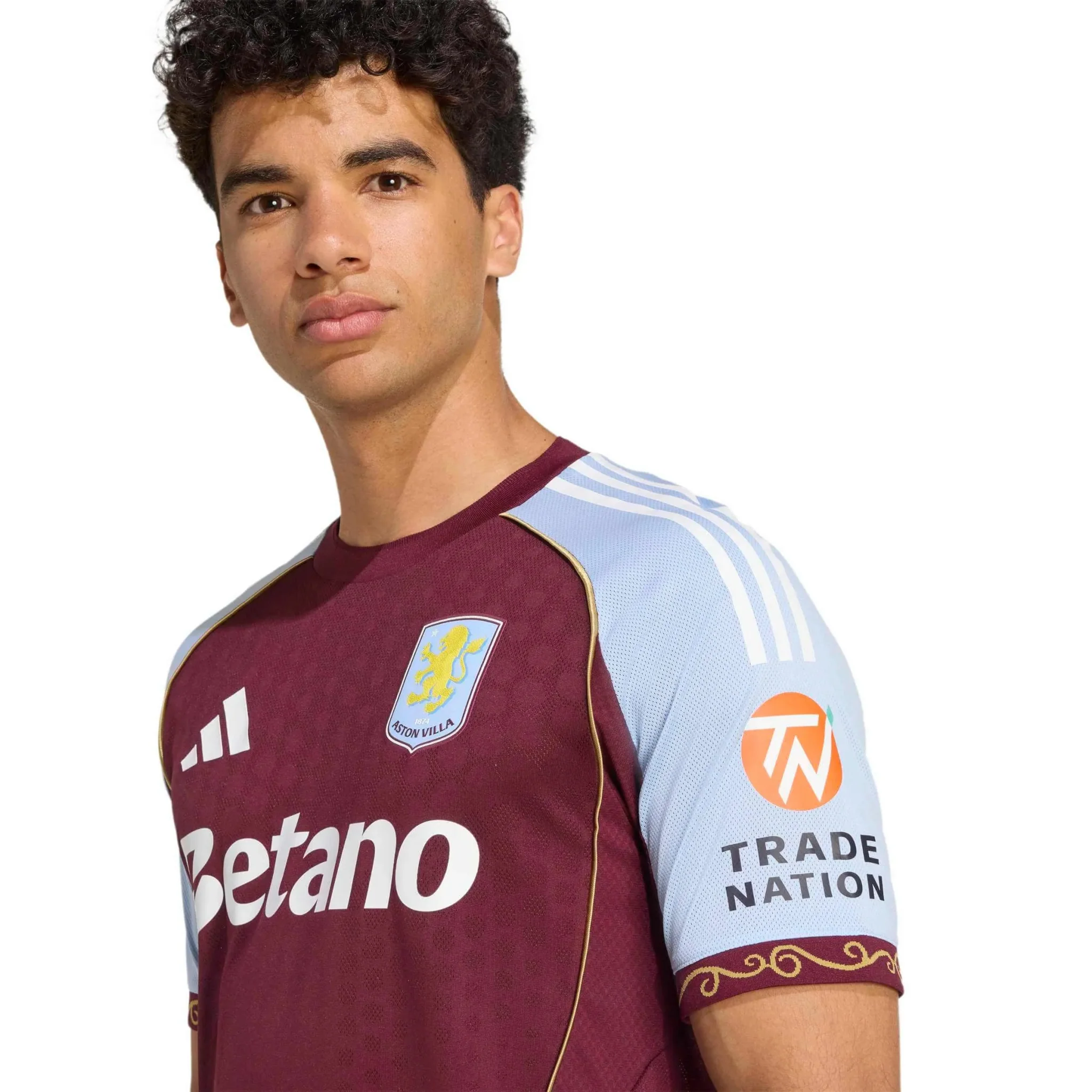 adidas 2025-26 Aston Villa Men's Authentic Home Soccer Jersey - Image 6